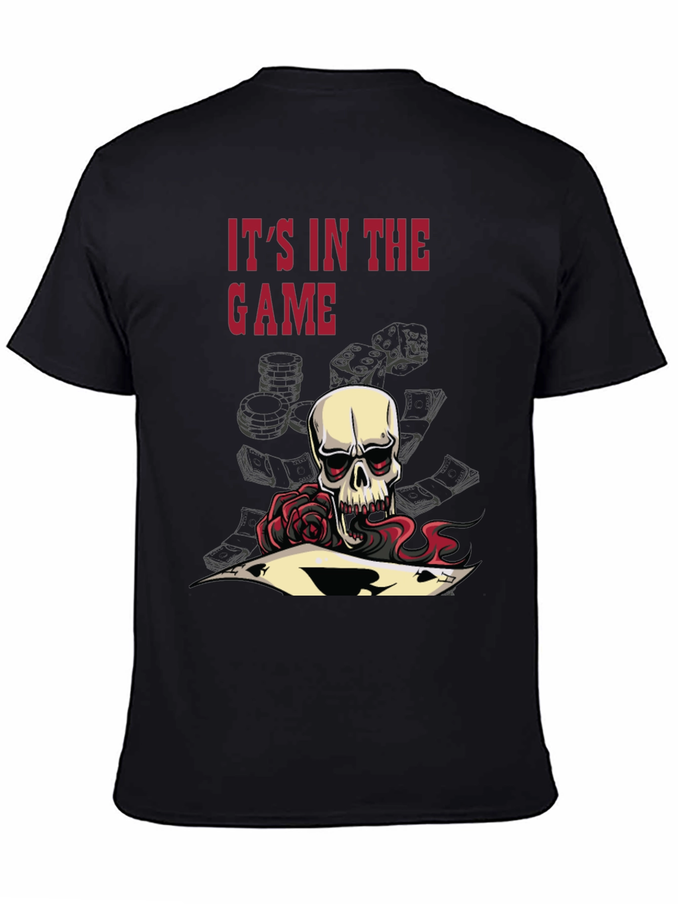 Gamblers Skull Tee - Its in the Game!