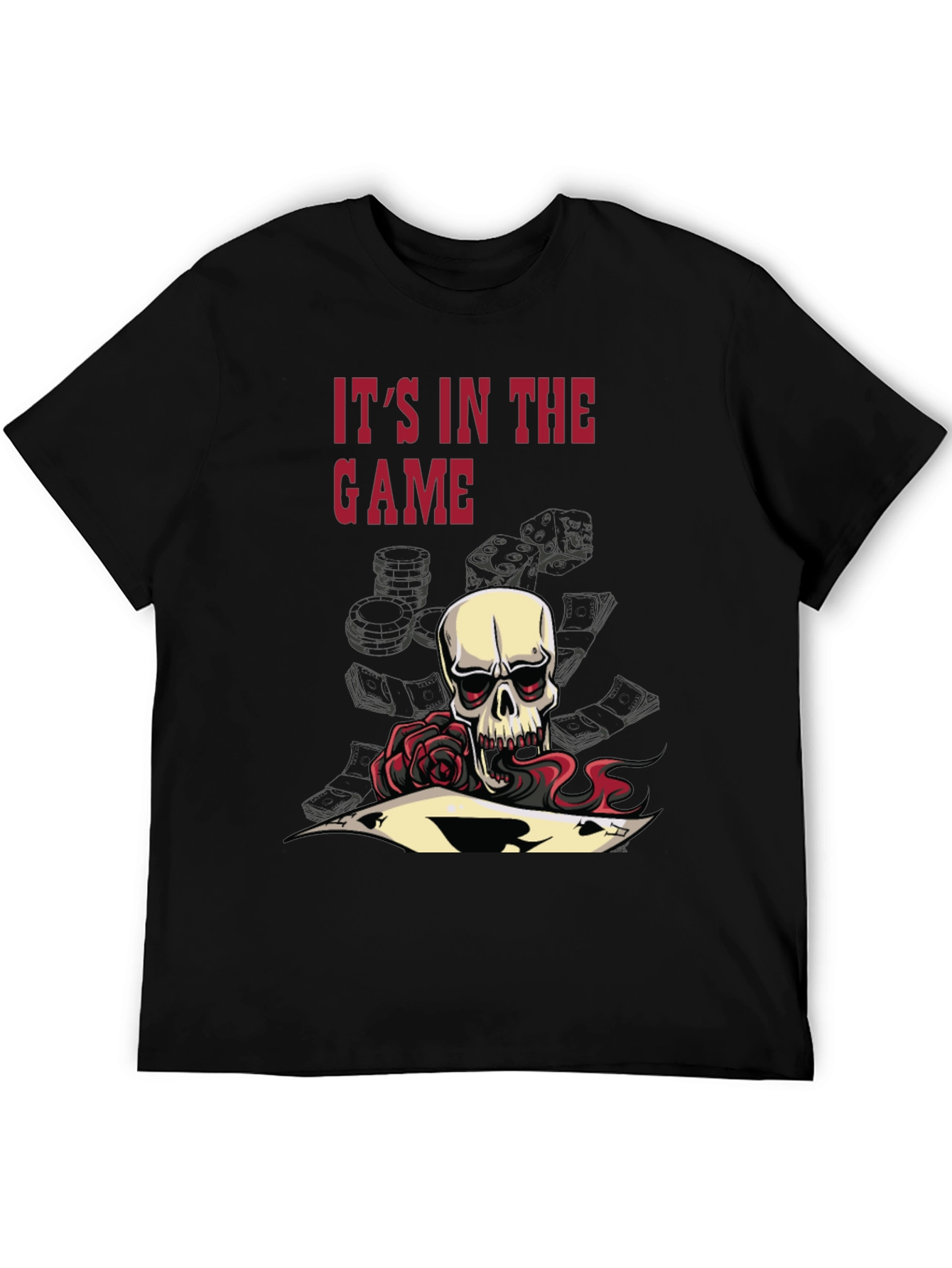 Gamblers Skull Tee - Its in the Game!
