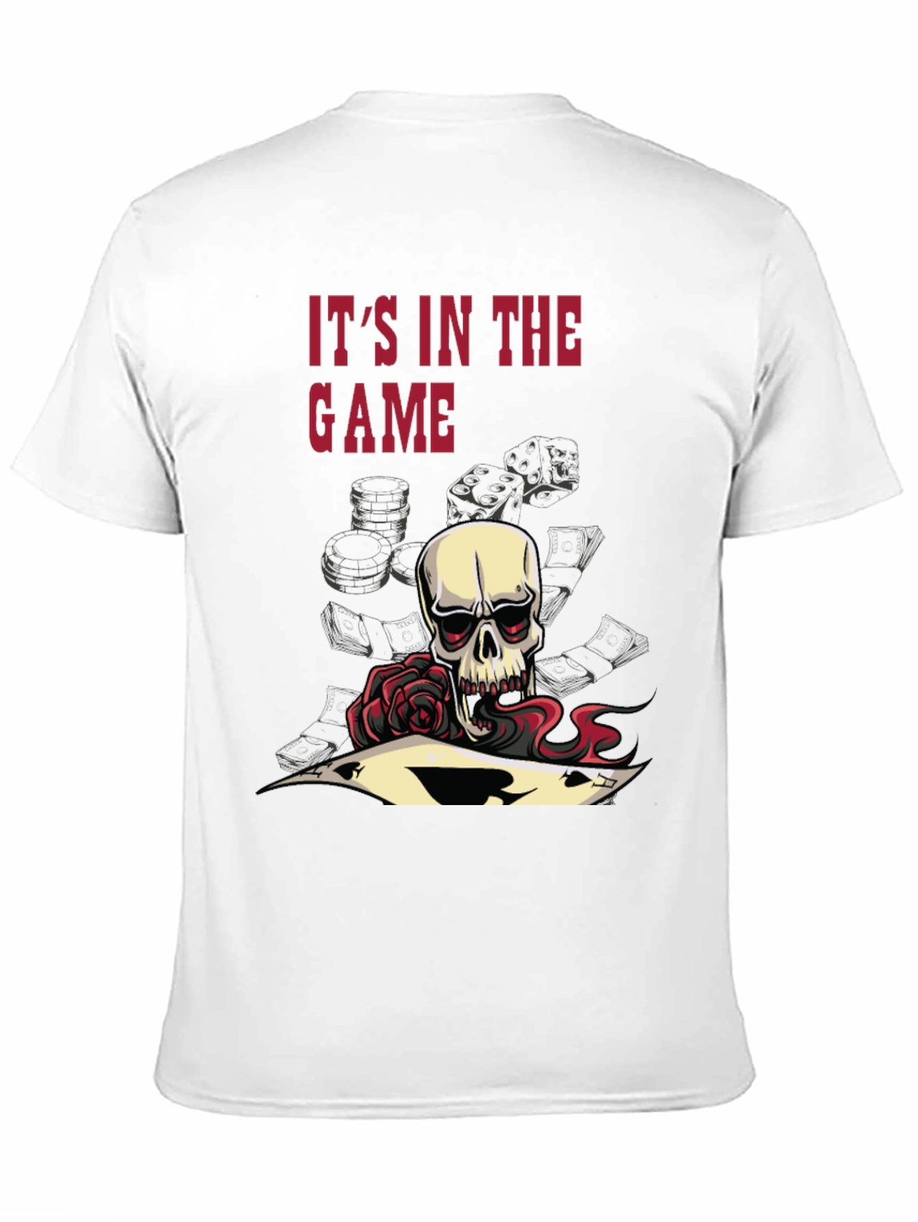 Gamblers Skull Tee - Its in the Game!