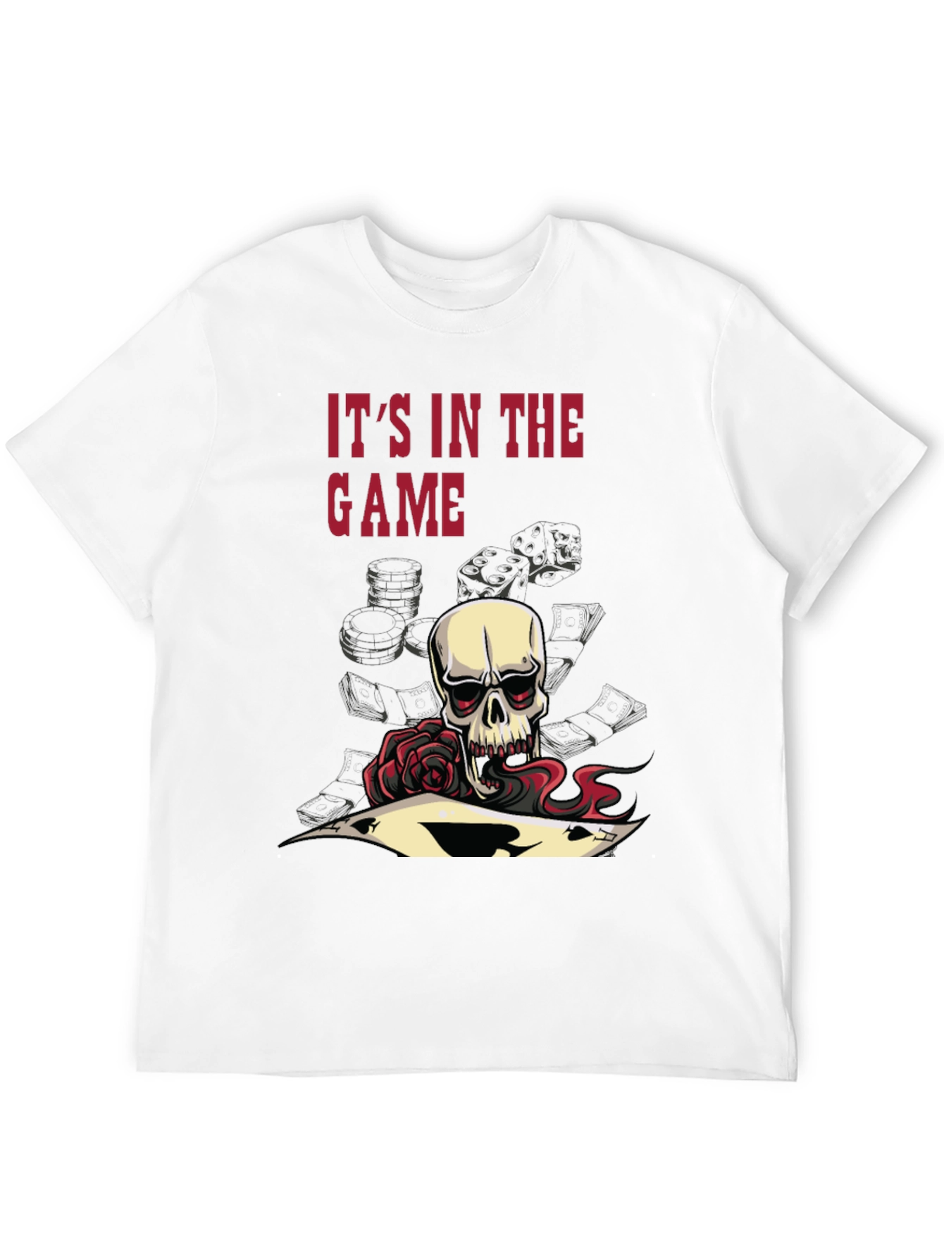 Gamblers Skull Tee - Its in the Game!