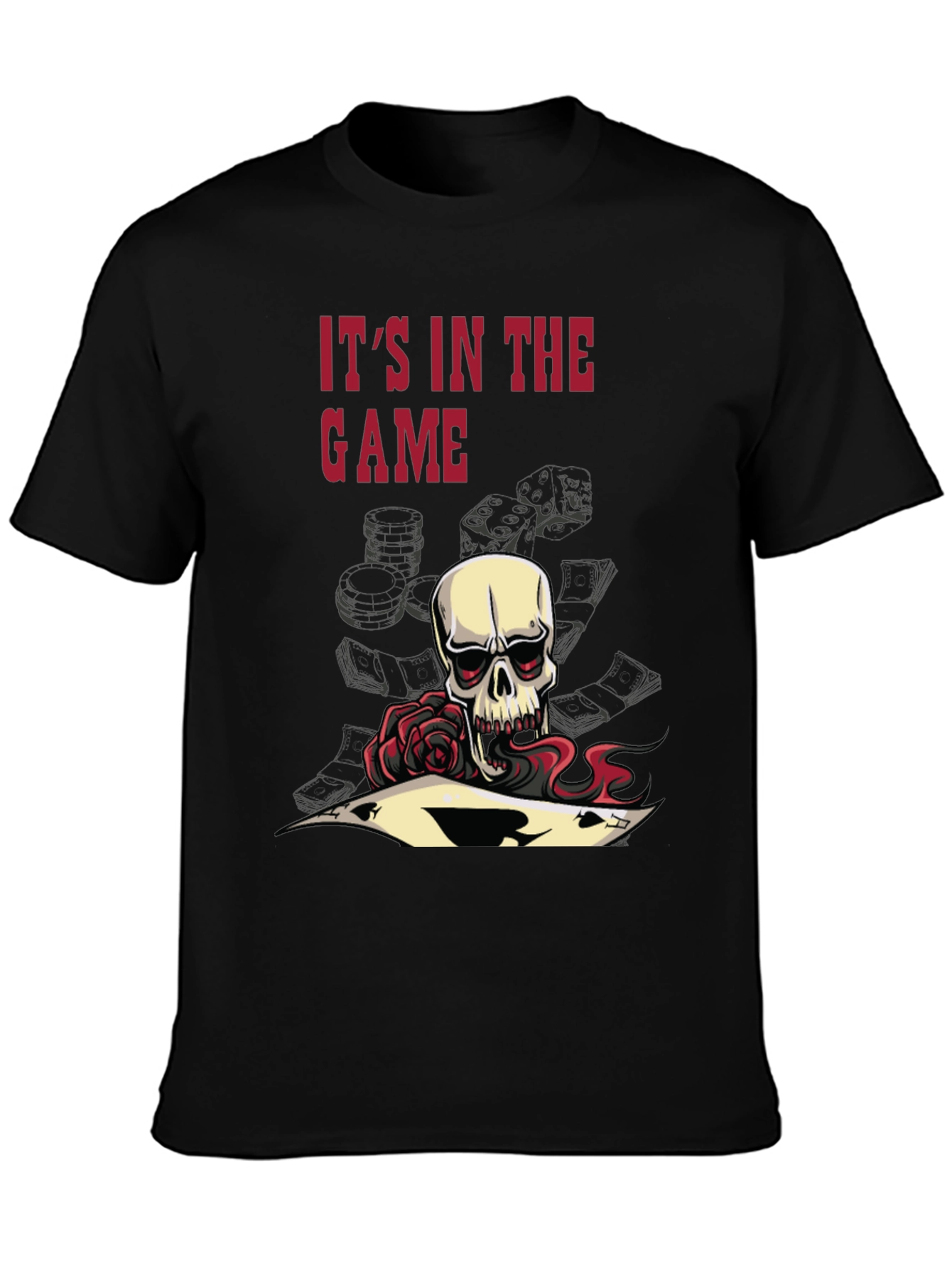 Gamblers Skull Tee - Its in the Game!