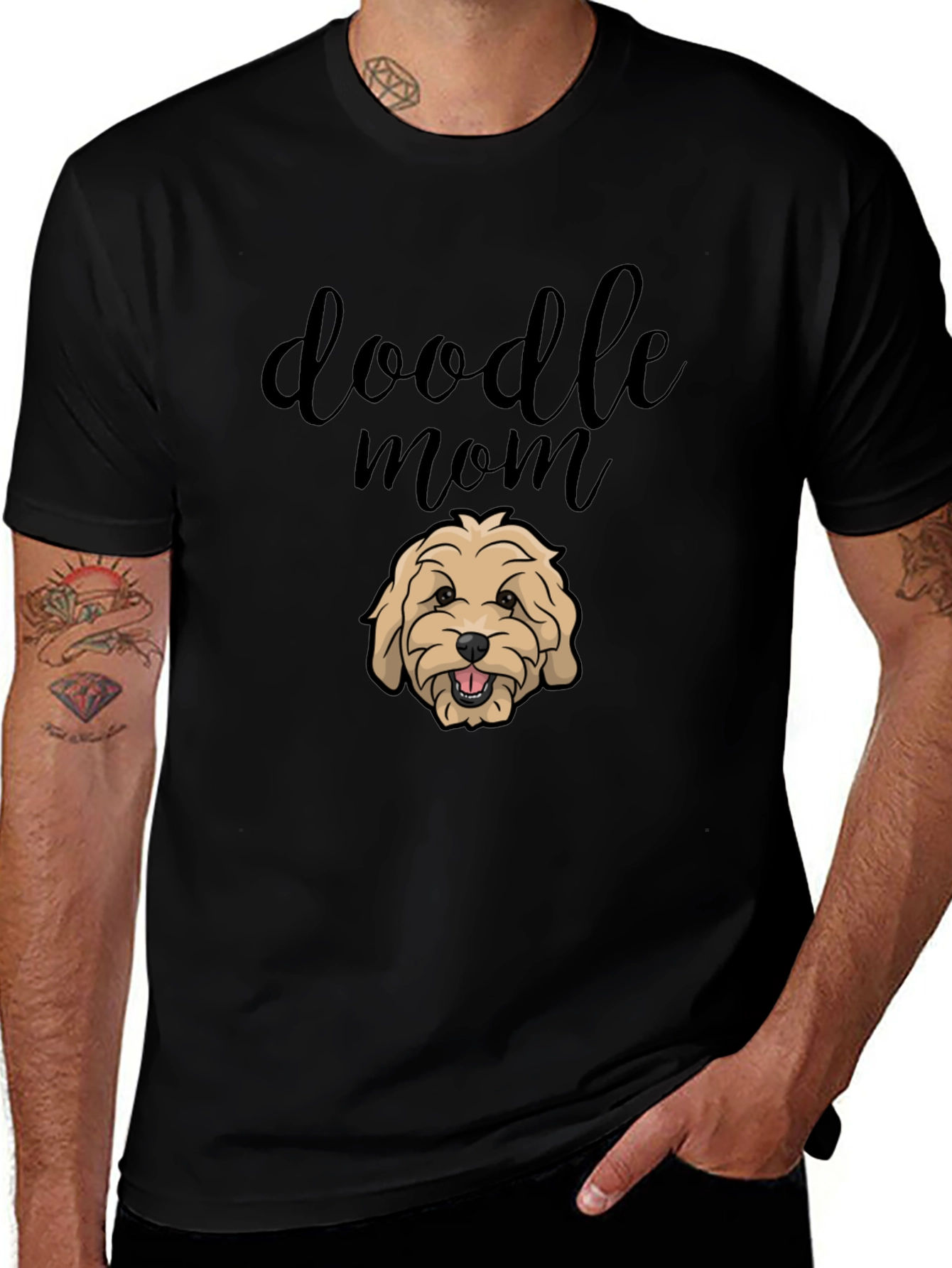 Doodle Mom T-Shirt - Cute Dog Lover Tee