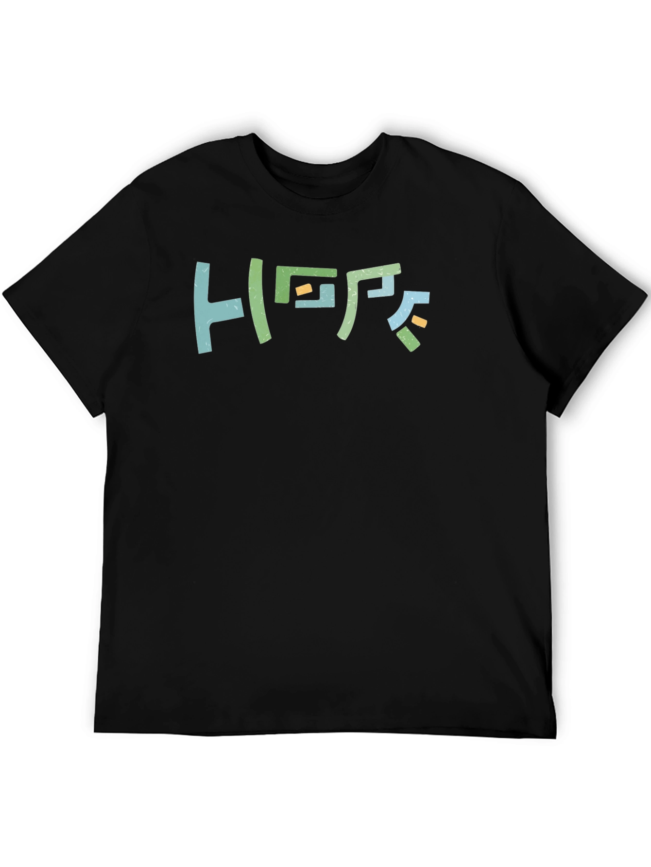 Abstract HOPE Graphic T-Shirt - Modern Casual Wear