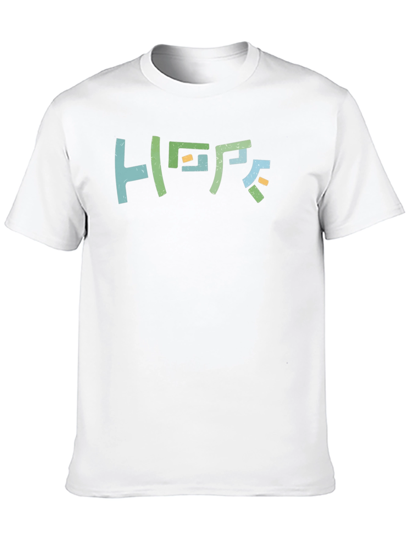 Abstract HOPE Graphic T-Shirt - Modern Casual Wear