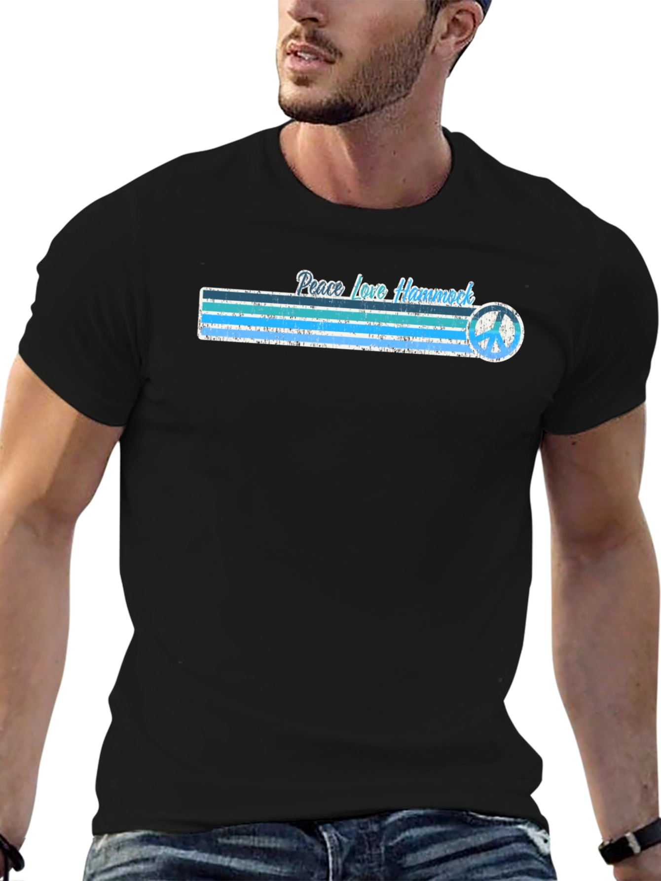 Peace Love Hammock Graphic T-Shirt