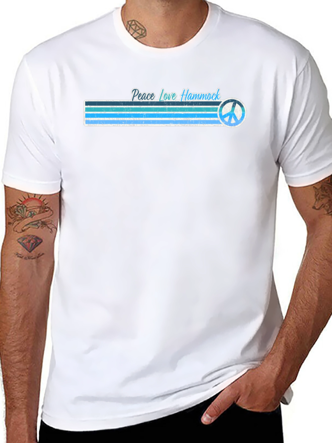 Peace Love Hammock Graphic T-Shirt
