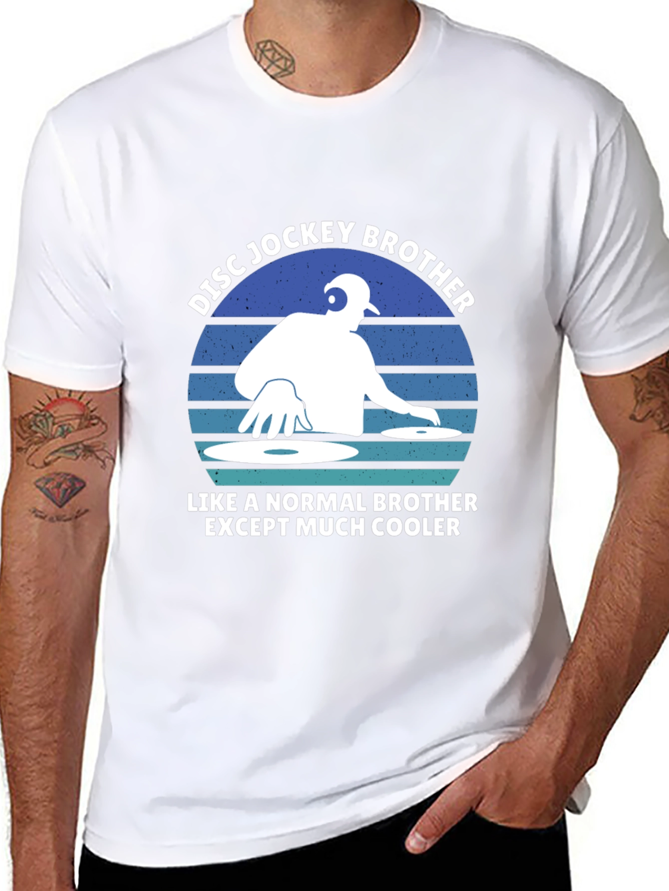 Disc Jockey Brother T-Shirt - DJ Cool Brother Tee