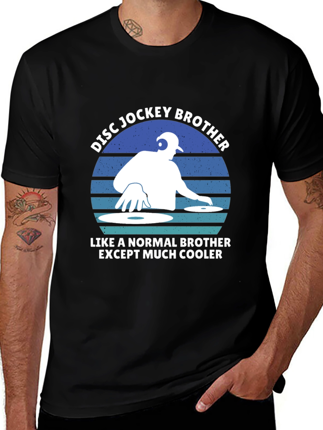 Disc Jockey Brother T-Shirt - DJ Cool Brother Tee