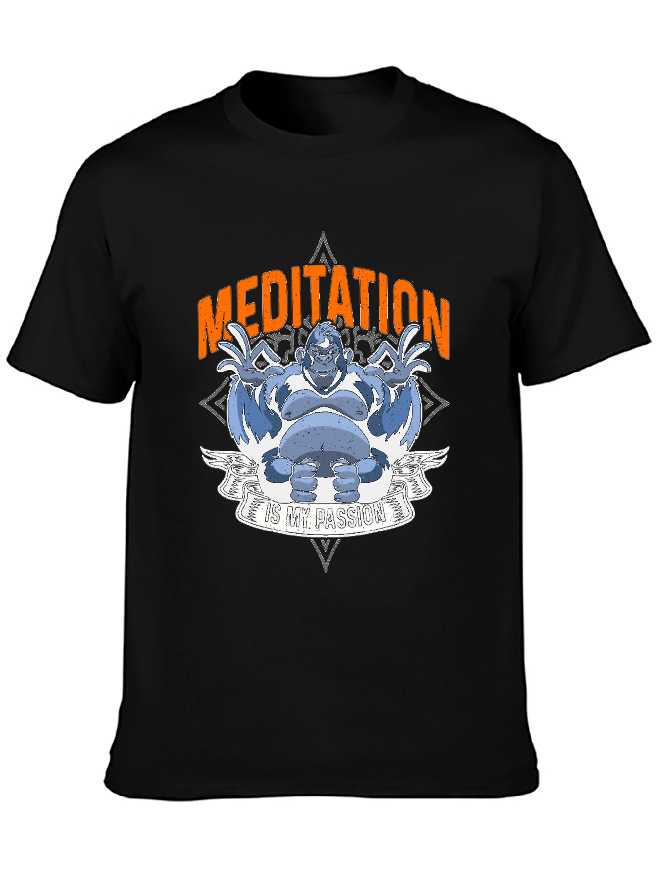 Meditation Gorilla T-Shirt: Find Your Zen