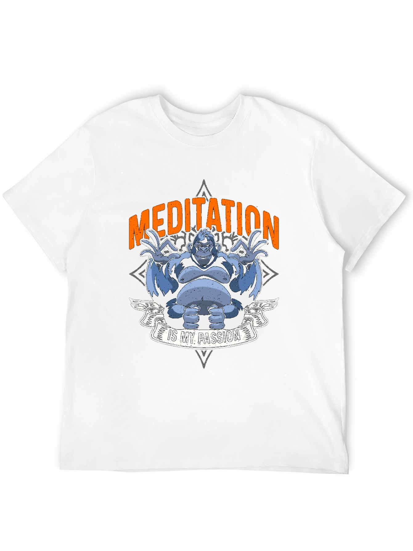 Meditation Gorilla T-Shirt: Find Your Zen