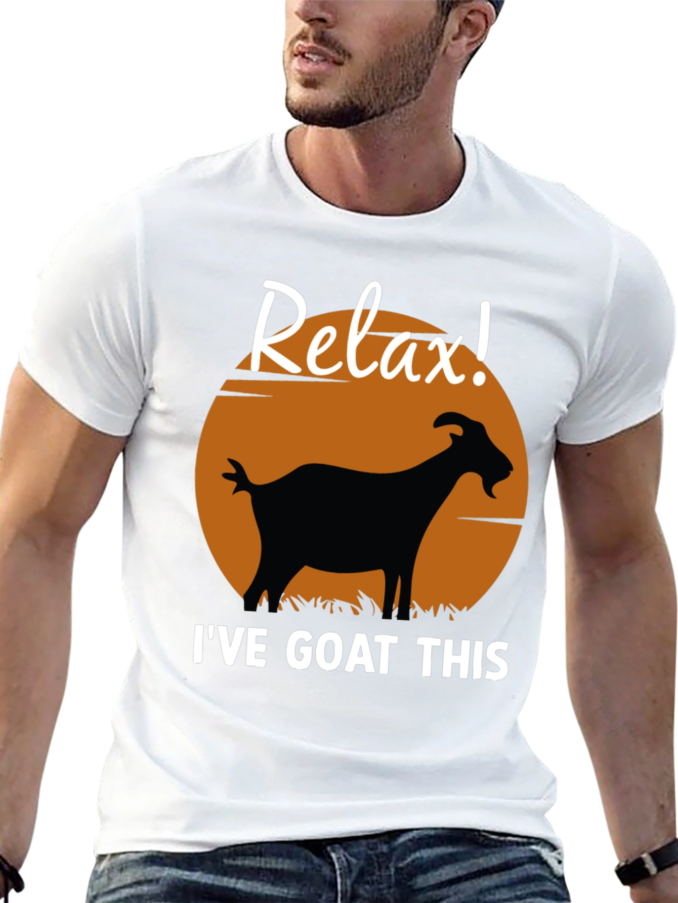 Relax Ive Goat This Graphic T-Shirt