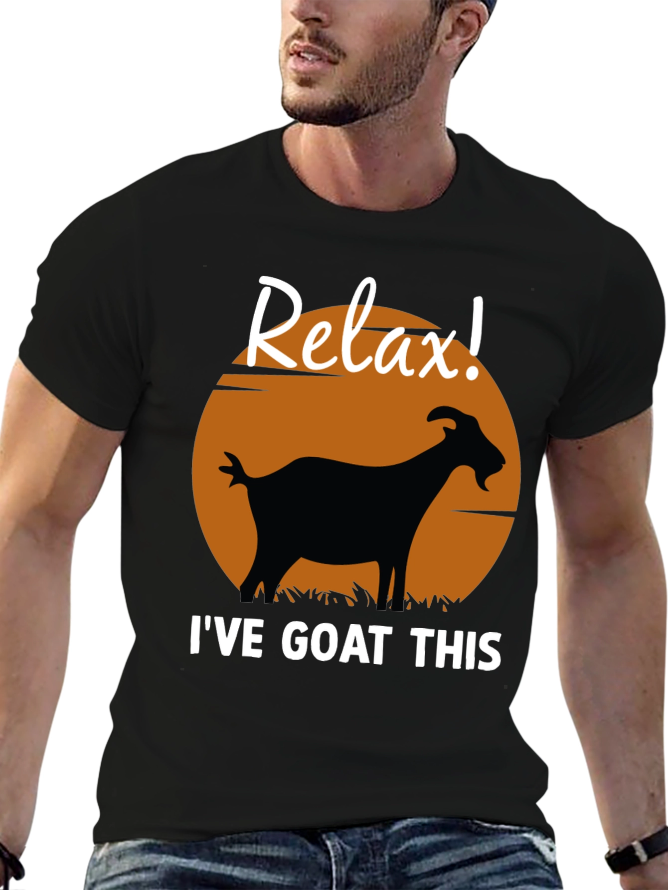 Relax Ive Goat This Graphic T-Shirt