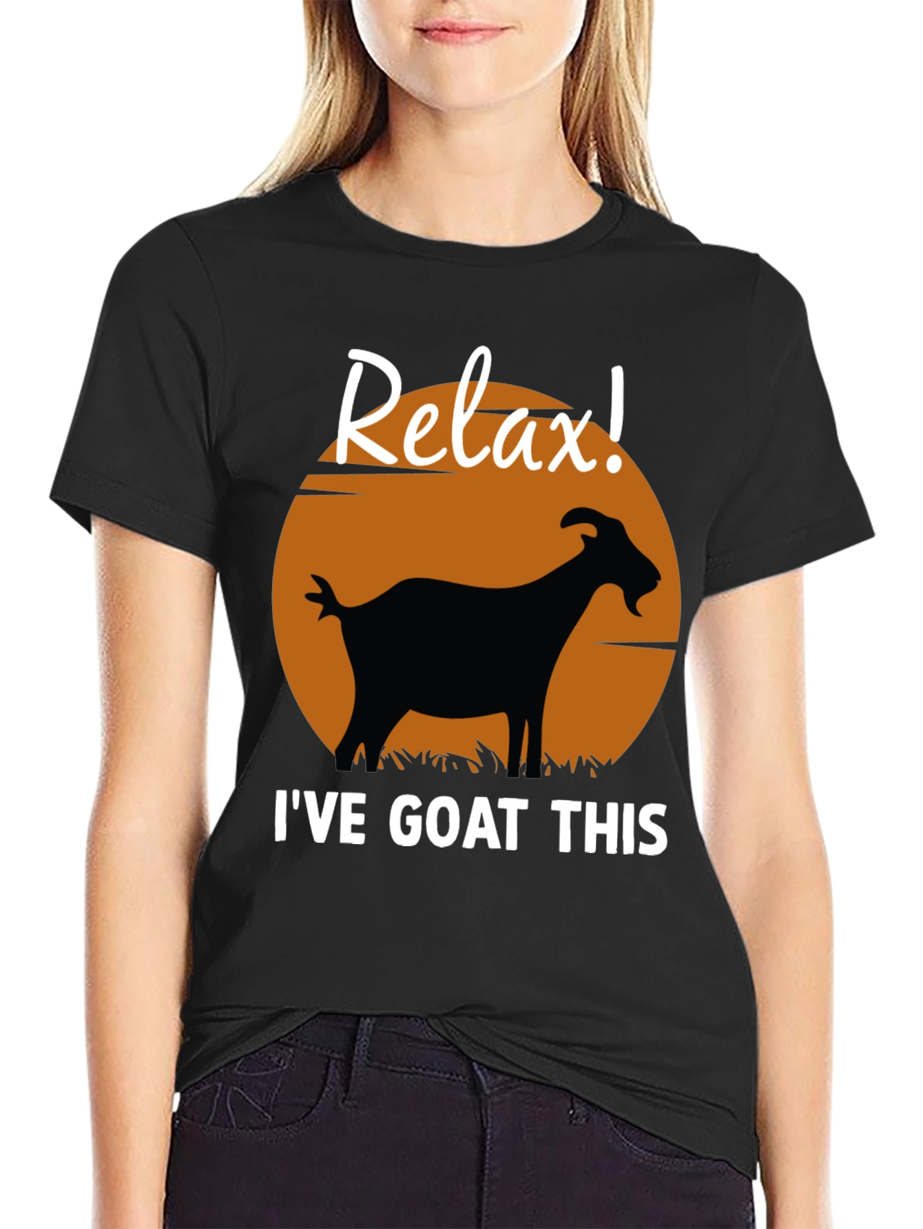 Relax Ive Goat This Graphic T-Shirt