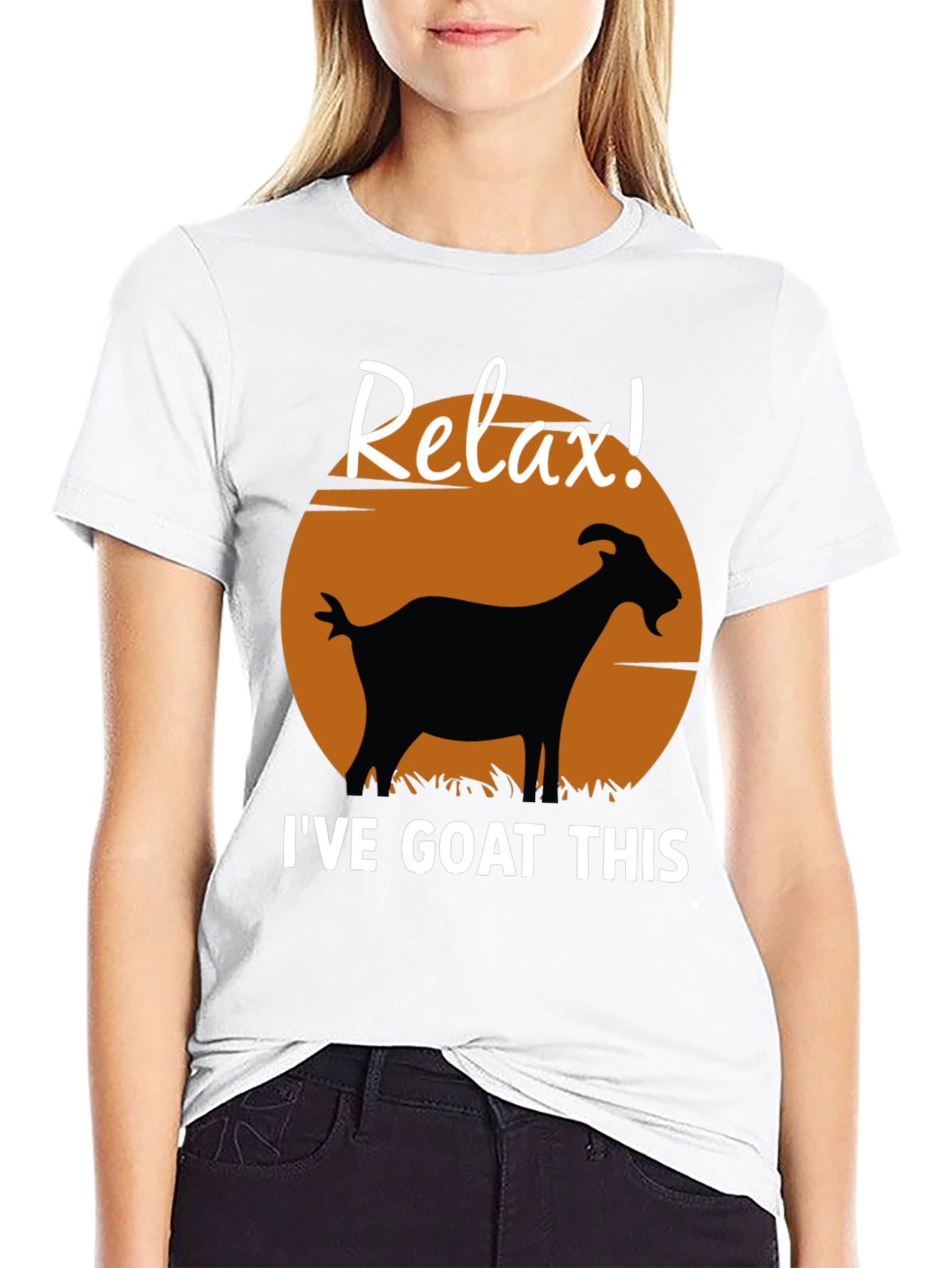 Relax Ive Goat This Graphic T-Shirt