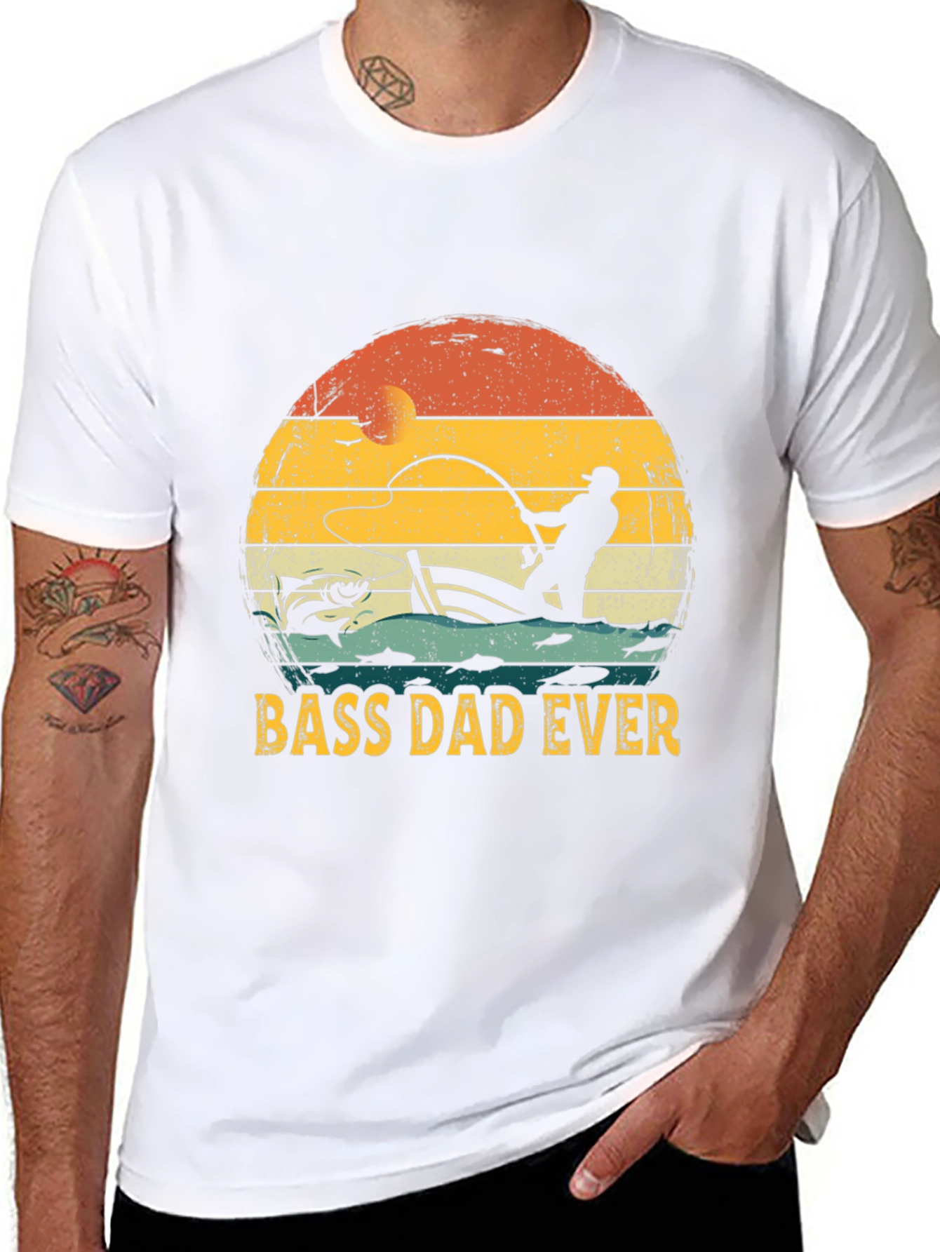 Bass Dad Ever Fishing T-Shirt
