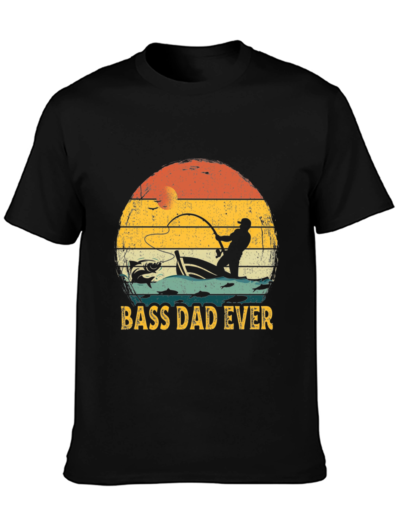Bass Dad Ever Fishing T-Shirt