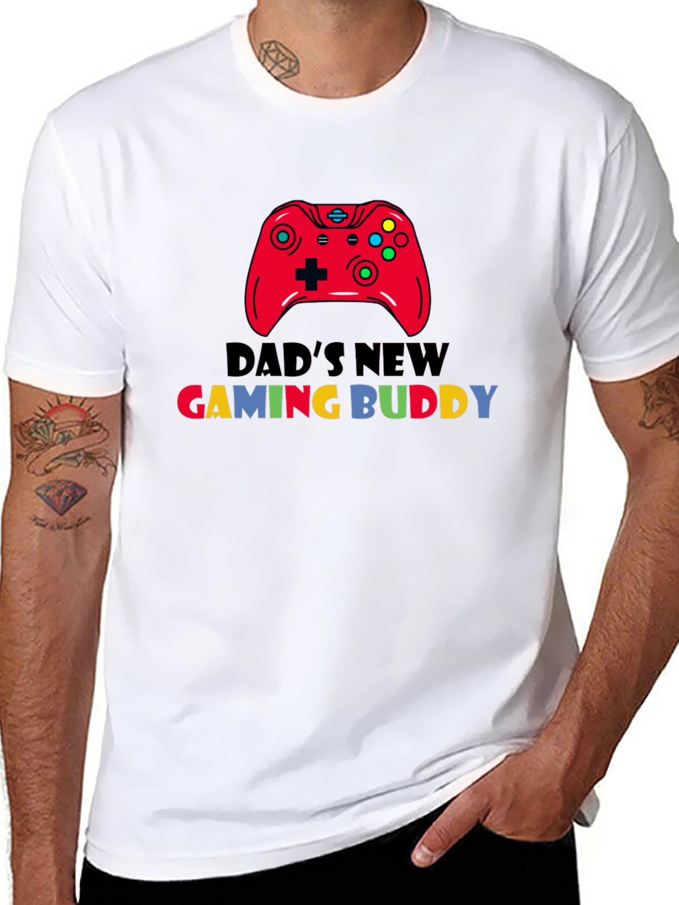 Dads New Gaming Buddy T-Shirt