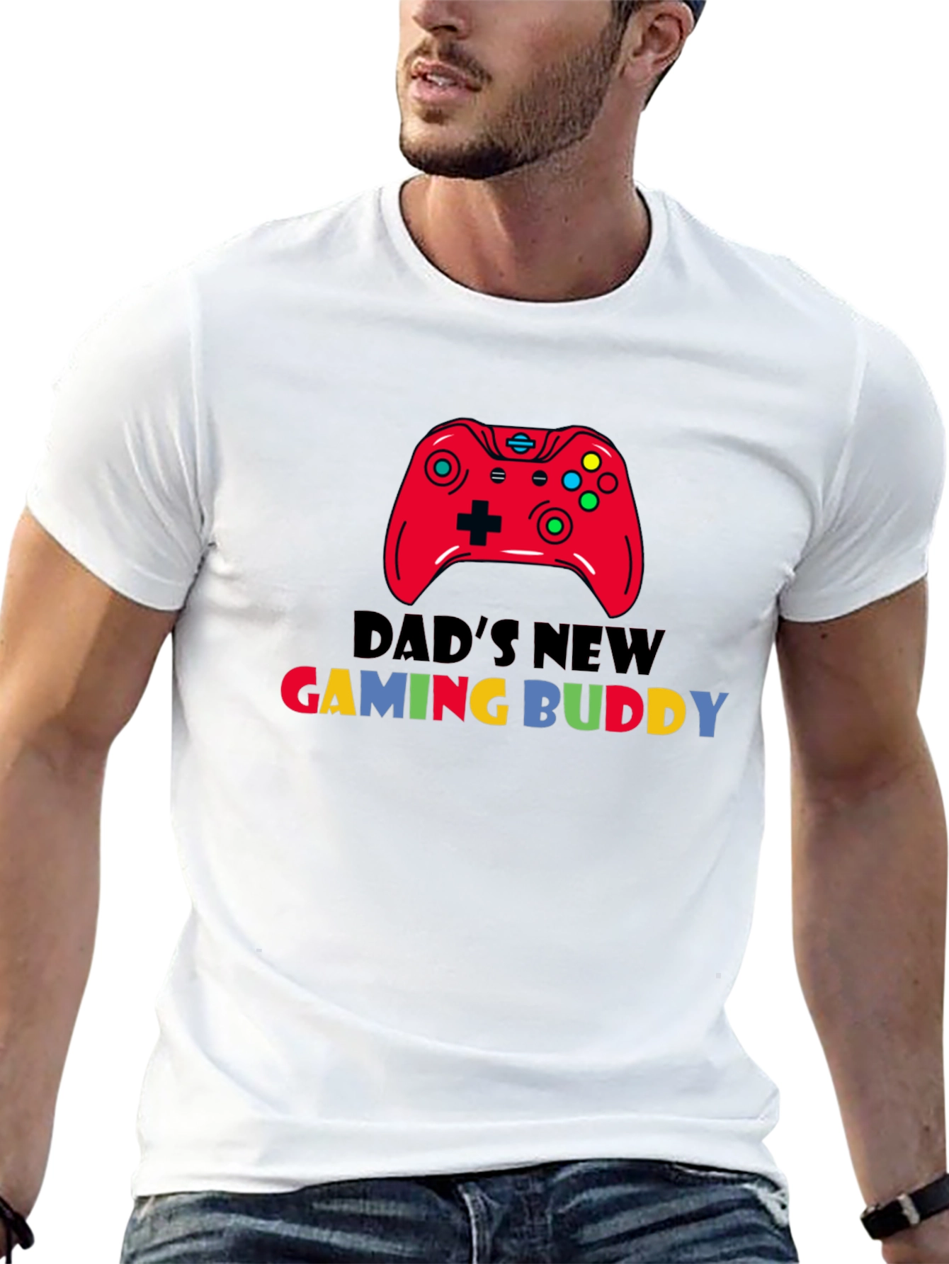 Dads New Gaming Buddy T-Shirt