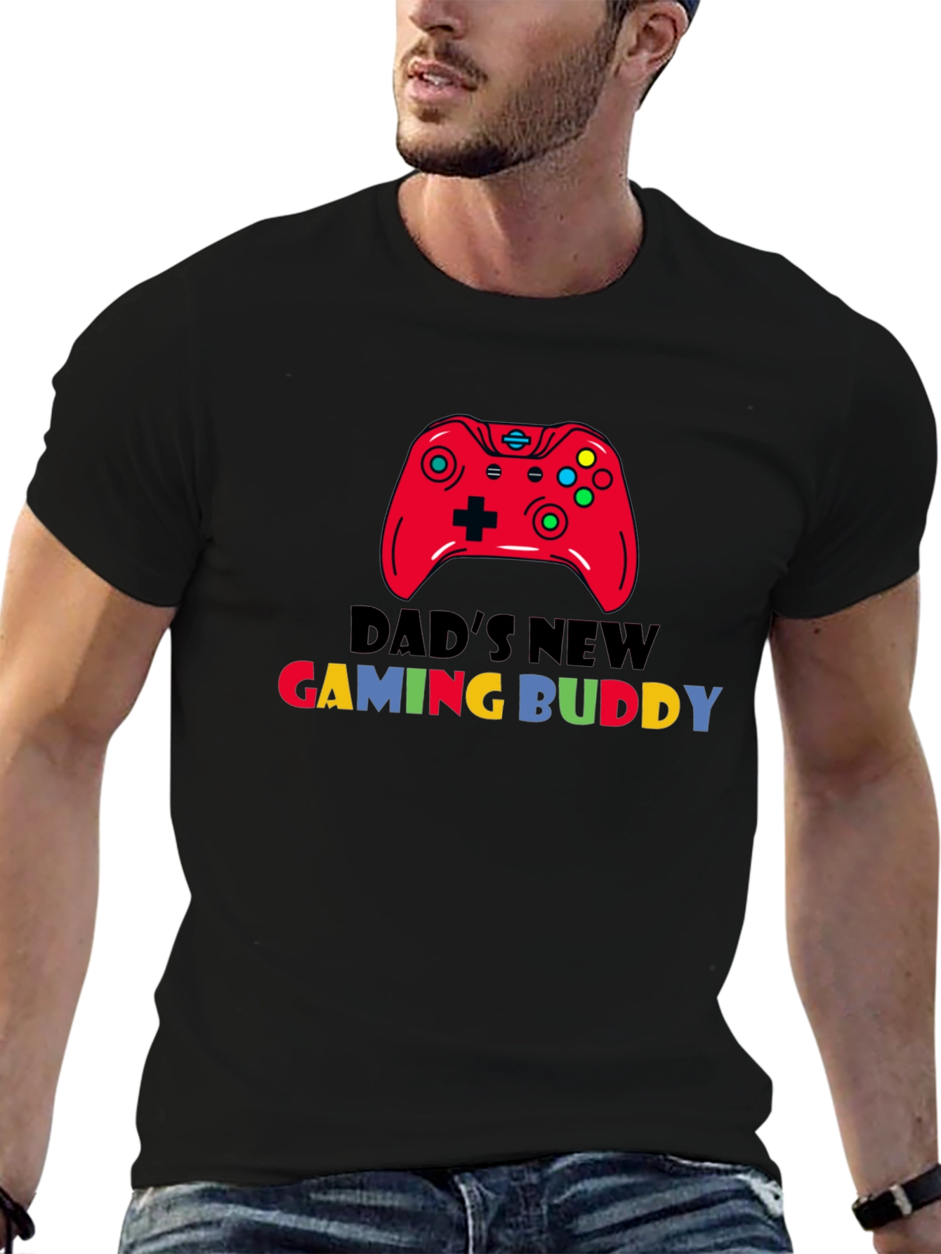 Dads New Gaming Buddy T-Shirt
