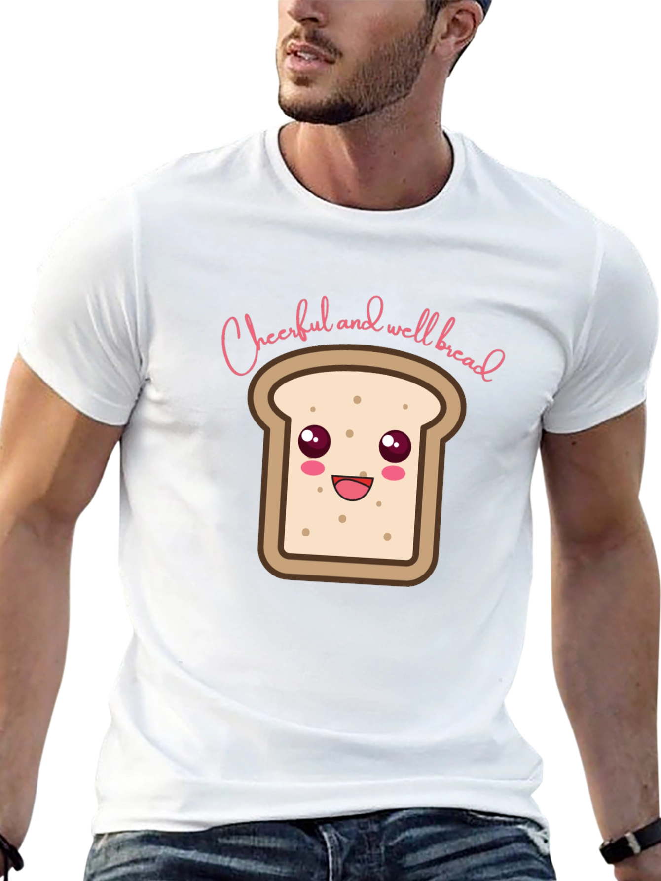 Cheerful and Well Bread T-Shirt - Black