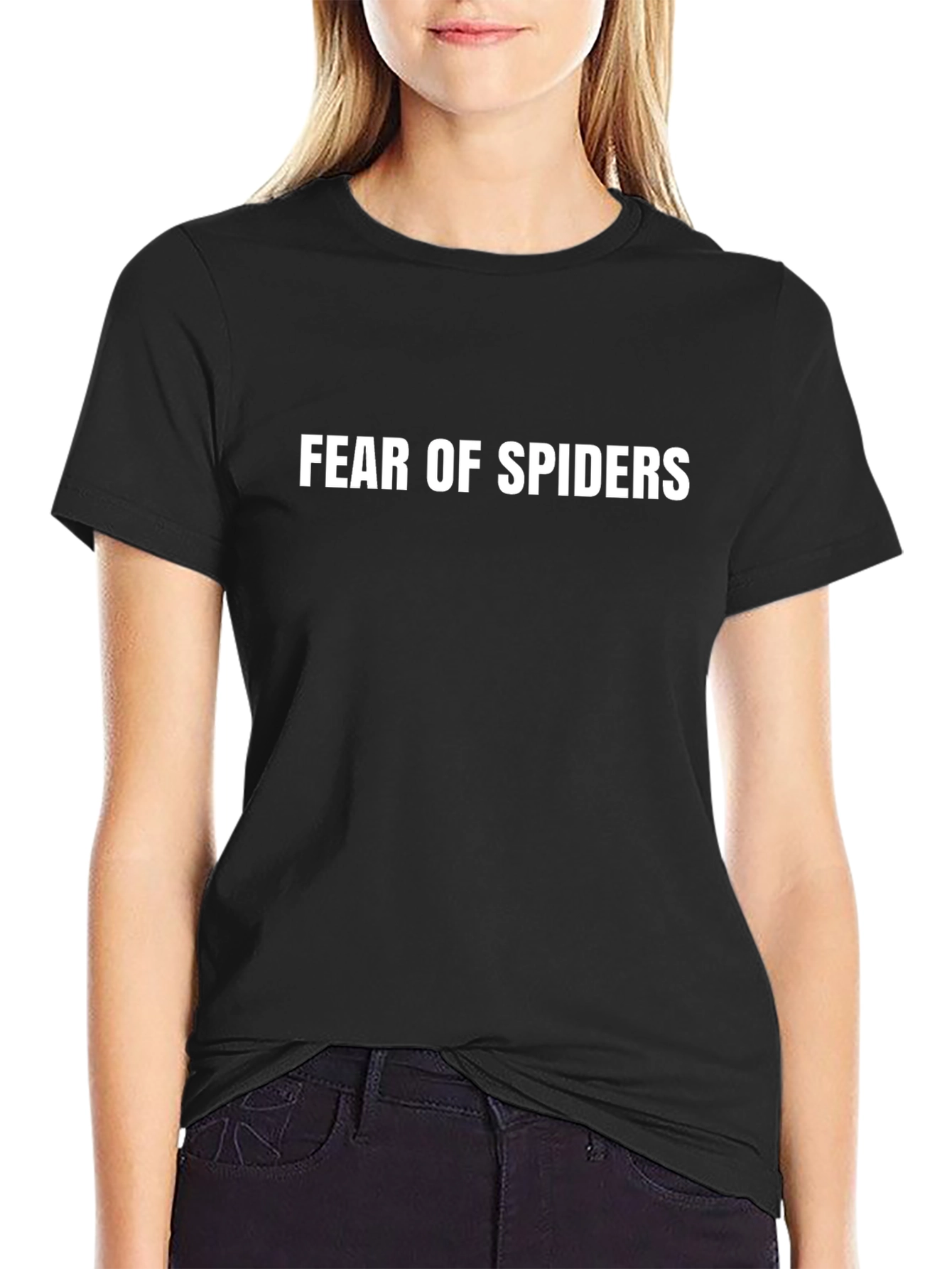 Fear of Spiders Graphic Tee - Bold Statement Shirt