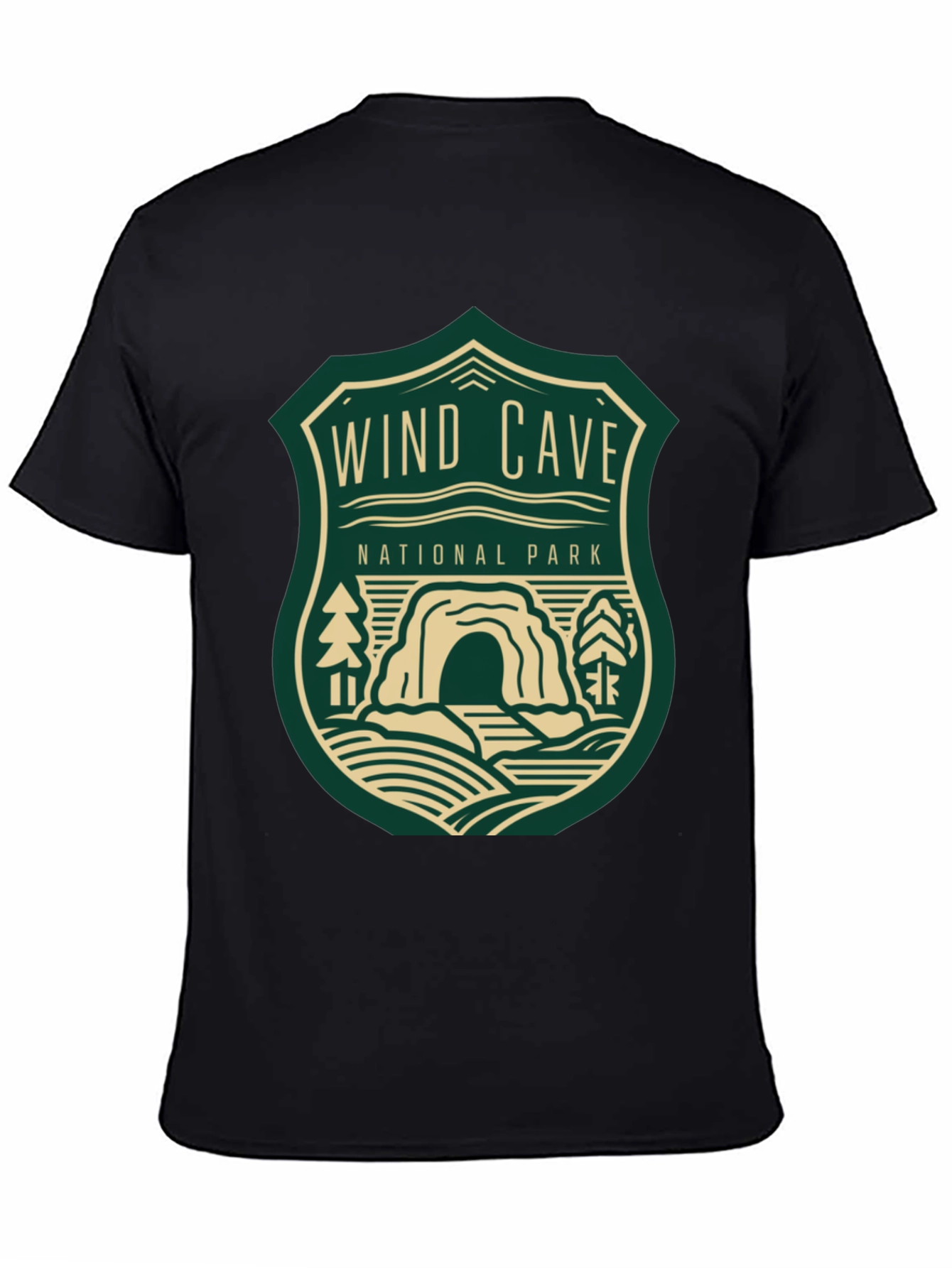 Wind Cave National Park Graphic Tee - Black