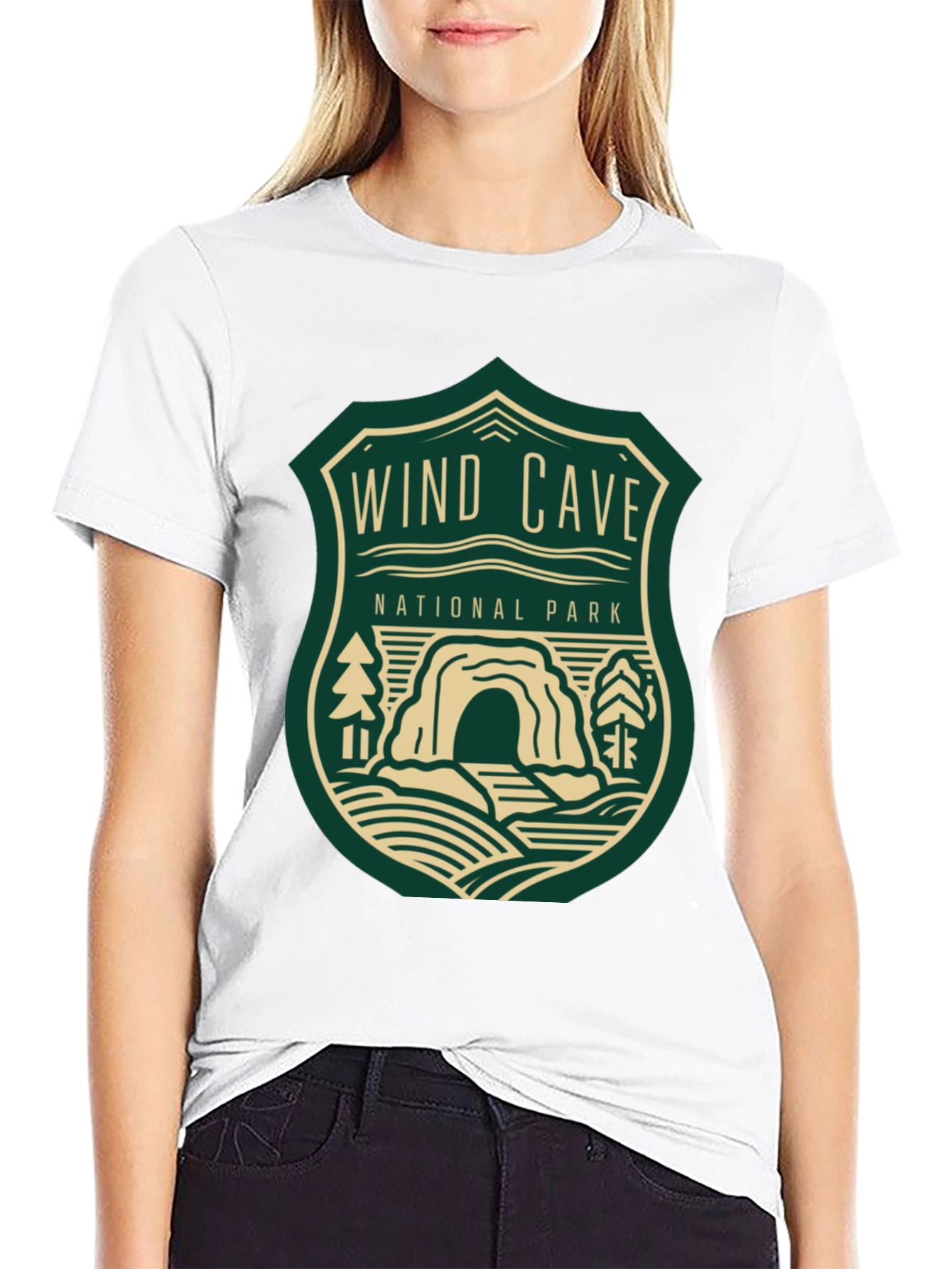 Wind Cave National Park Graphic Tee - Black