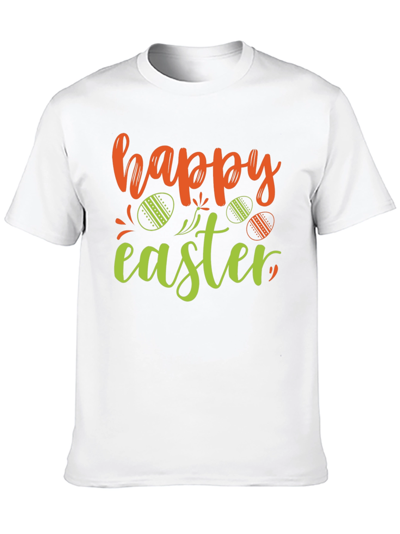 Happy Easter T-Shirt Black Holiday Tee
