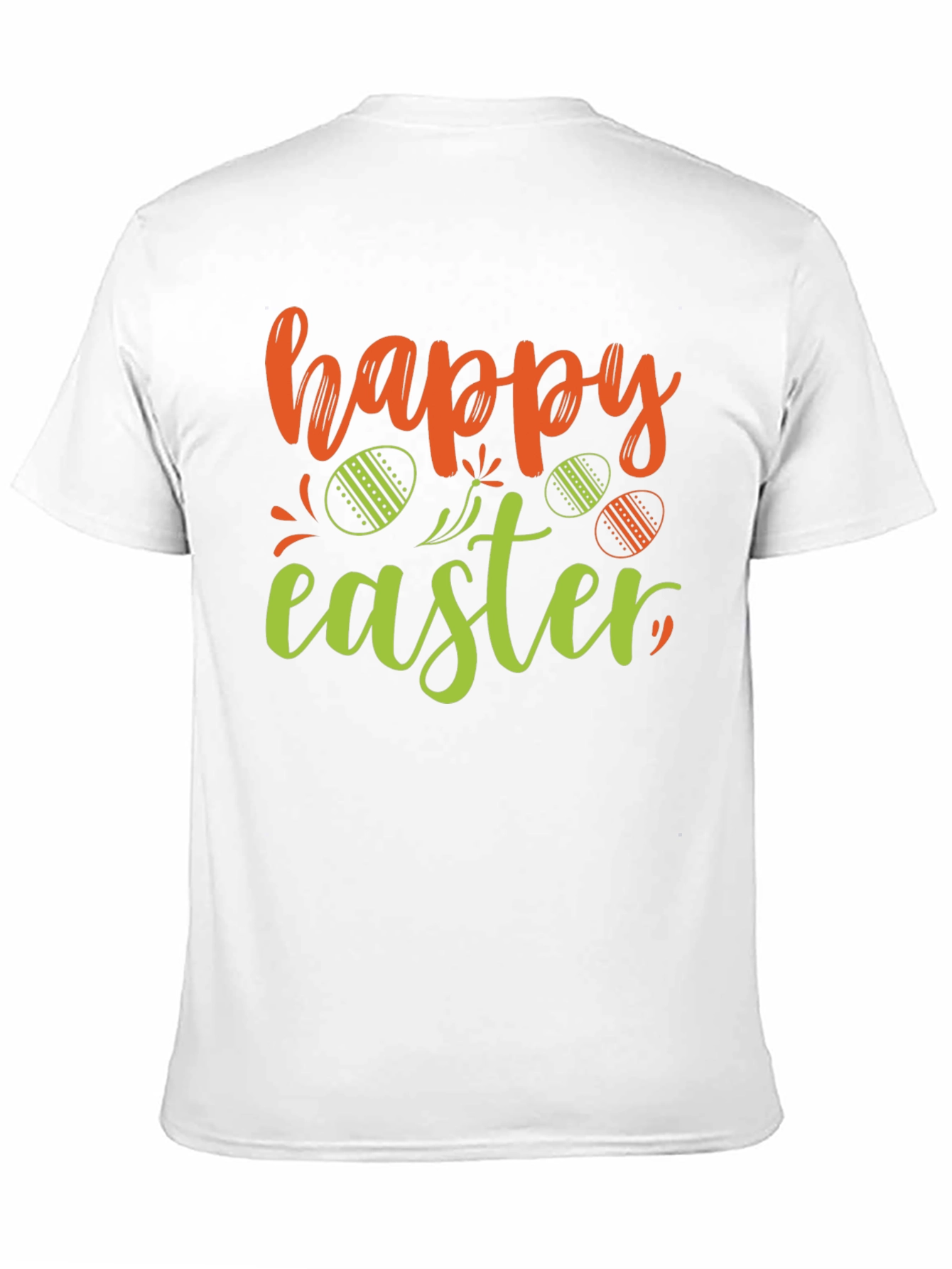 Happy Easter T-Shirt Black Holiday Tee