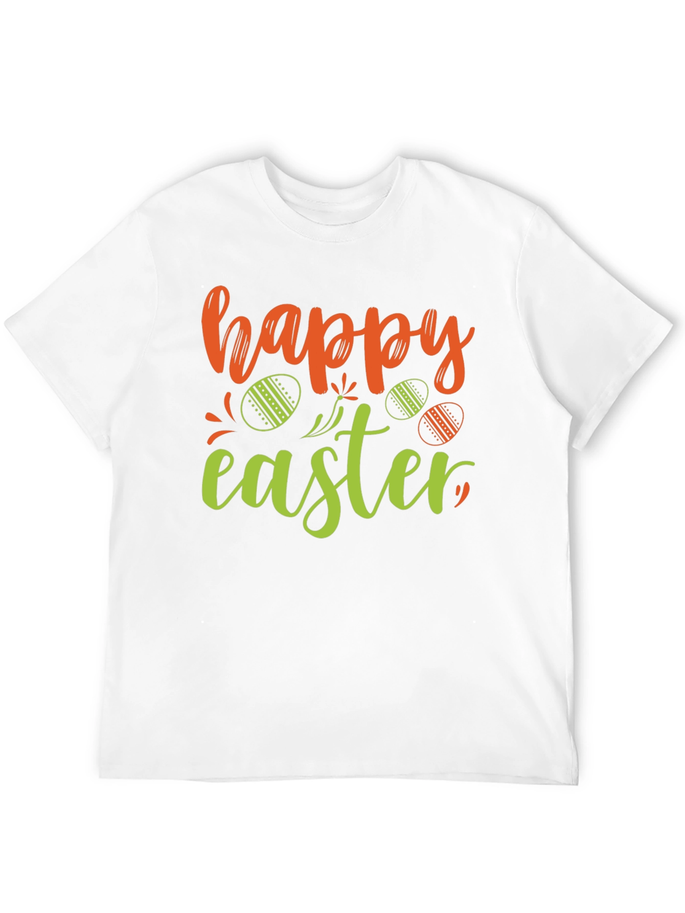 Happy Easter T-Shirt Black Holiday Tee