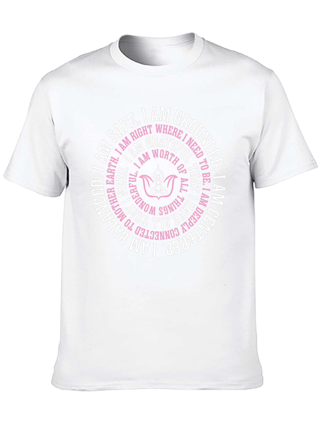 Affirmation Circle Black T-Shirt