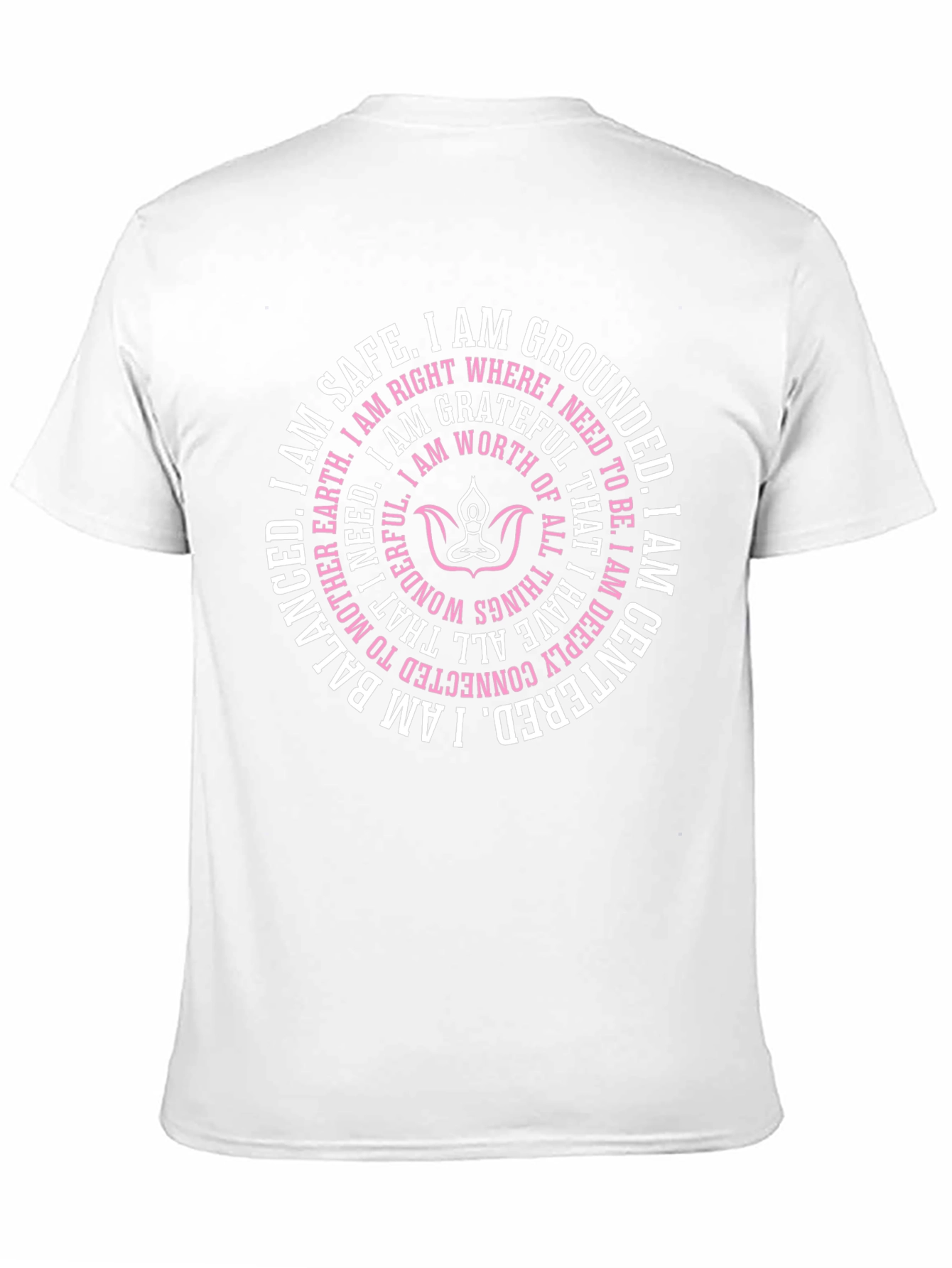 Affirmation Circle Black T-Shirt