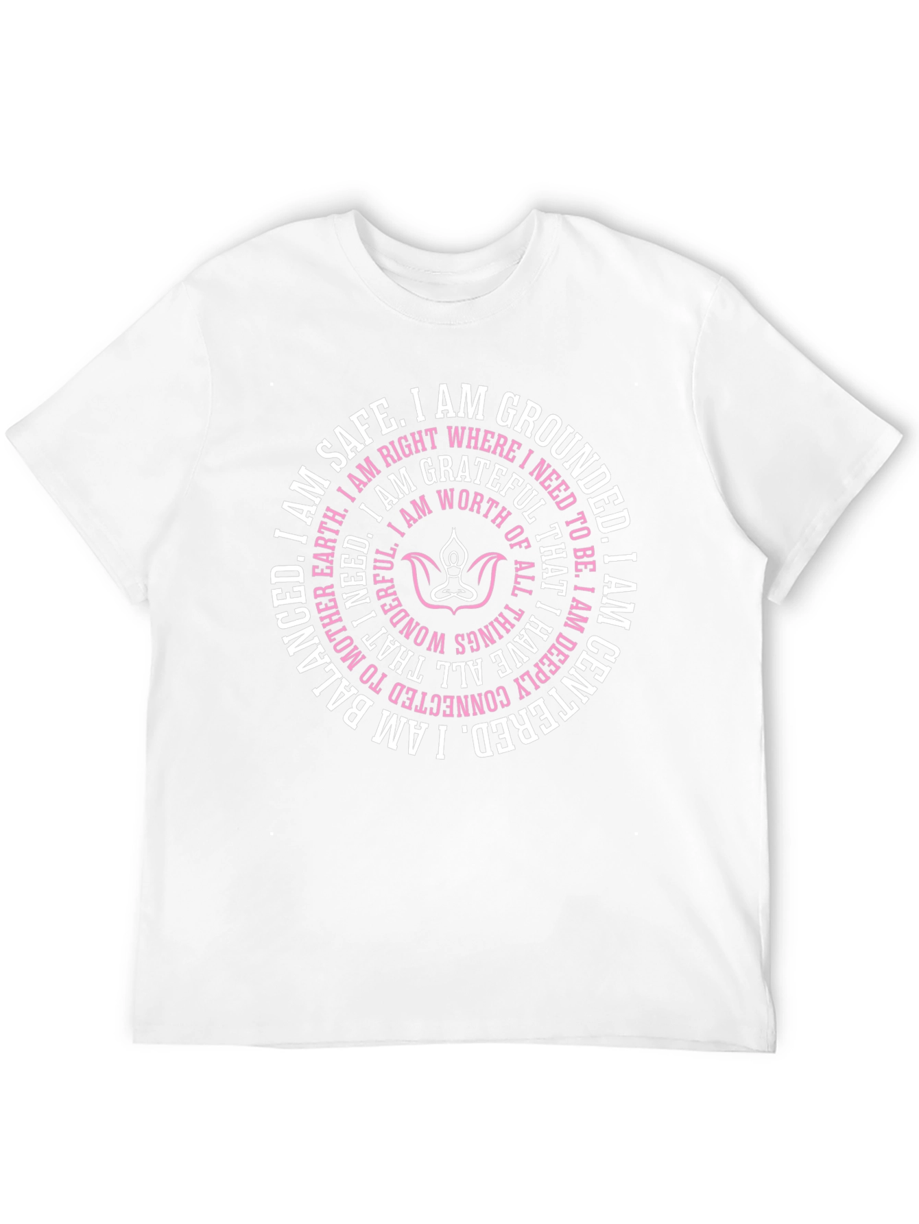 Affirmation Circle Black T-Shirt
