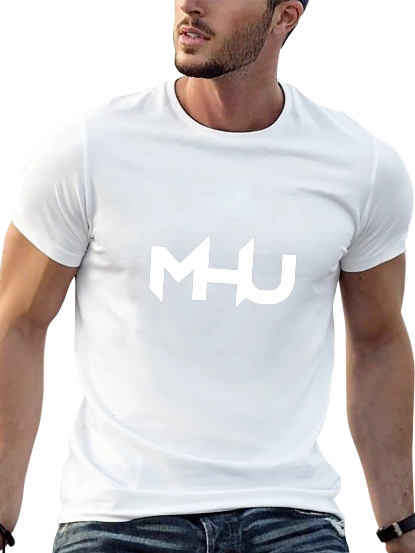 MHU Graphic Tee - Modern Black T-Shirt
