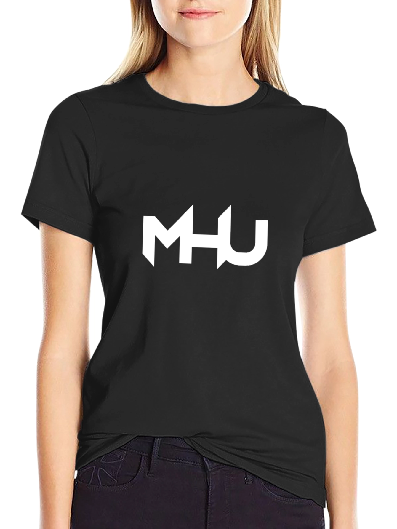 MHU Graphic Tee - Modern Black T-Shirt