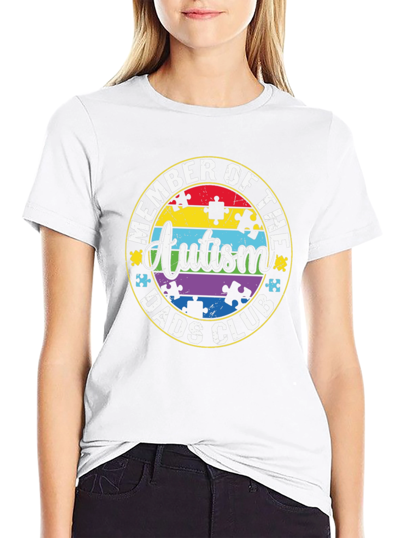 Autism Dads Club Member T-Shirt