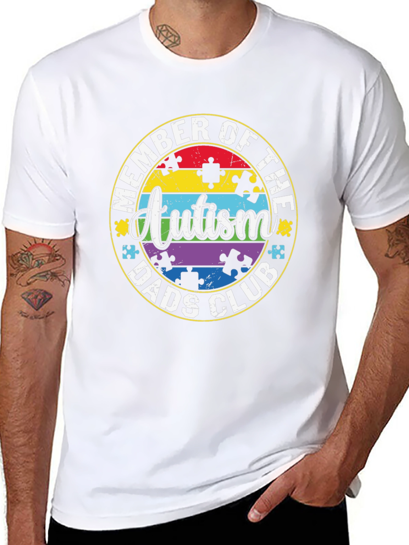 Autism Dads Club Member T-Shirt