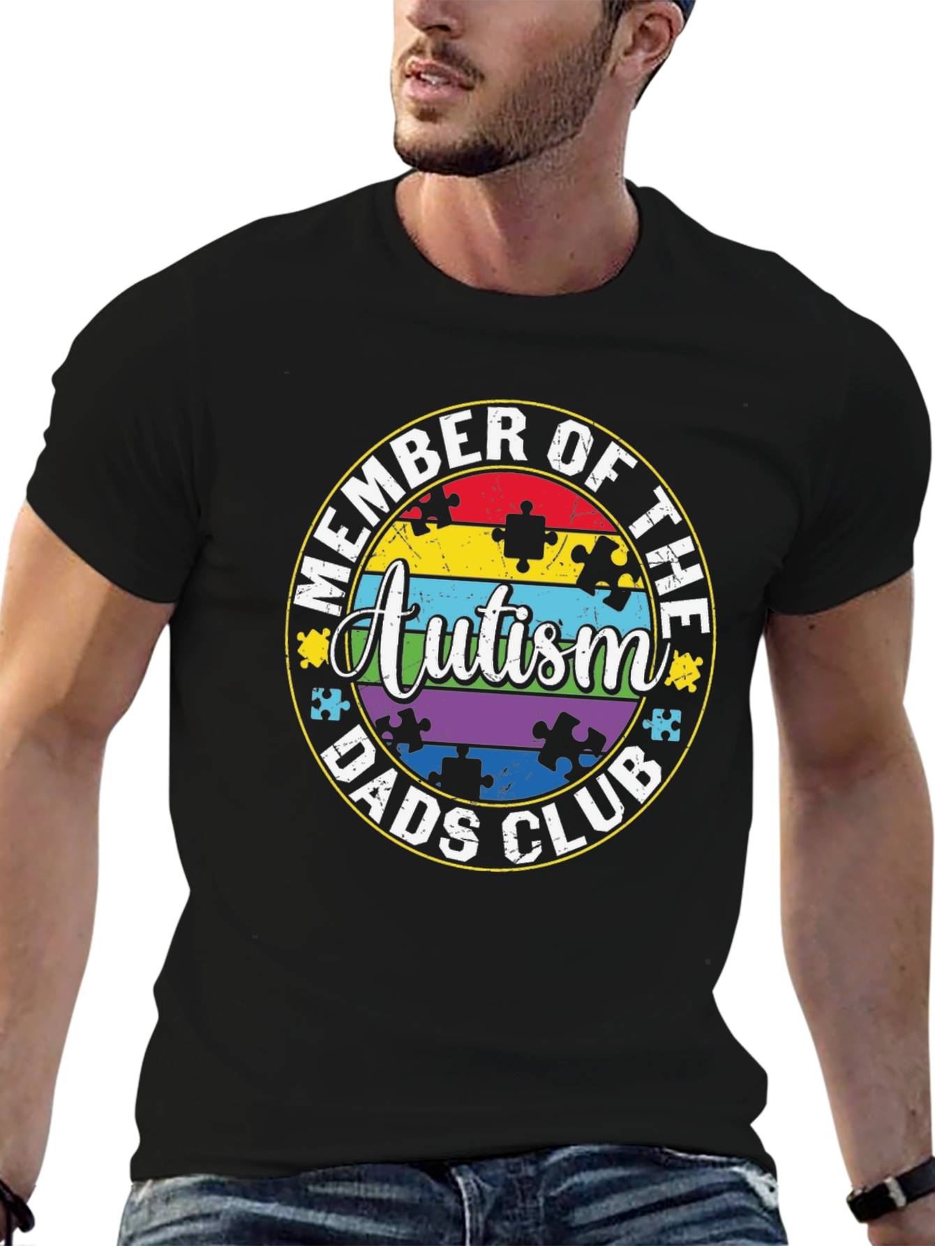 Autism Dads Club Member T-Shirt