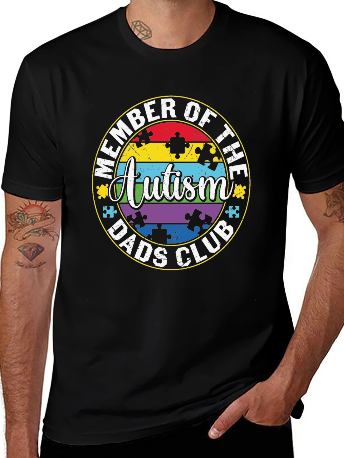 Autism Dads Club Member T-Shirt