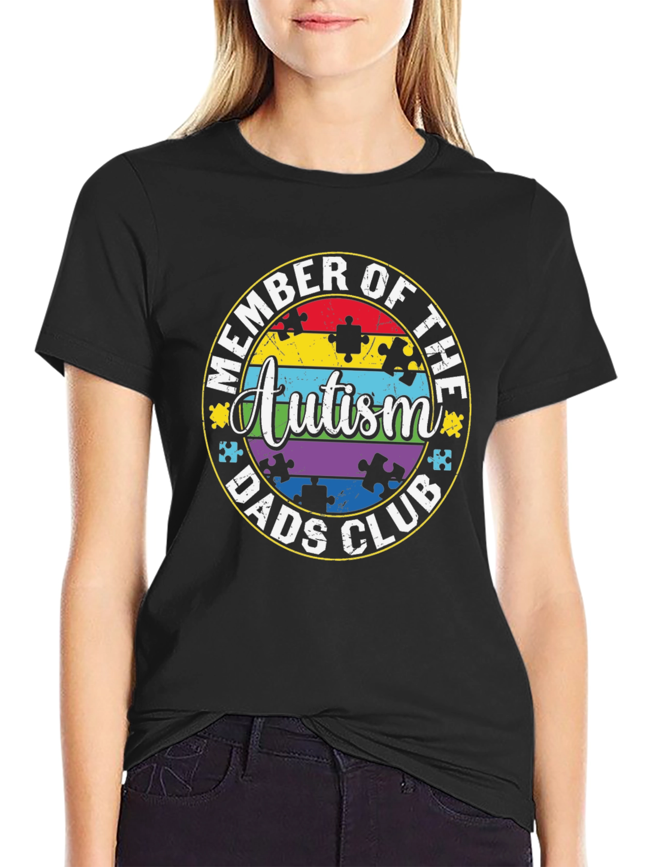 Autism Dads Club Member T-Shirt