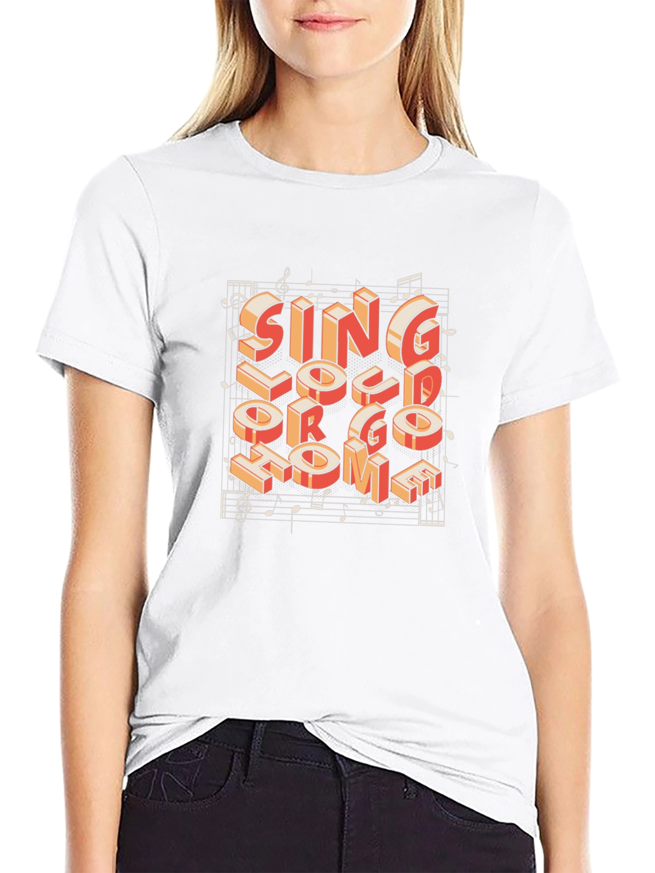 Sing Loud T-Shirt - Music Lover Tee