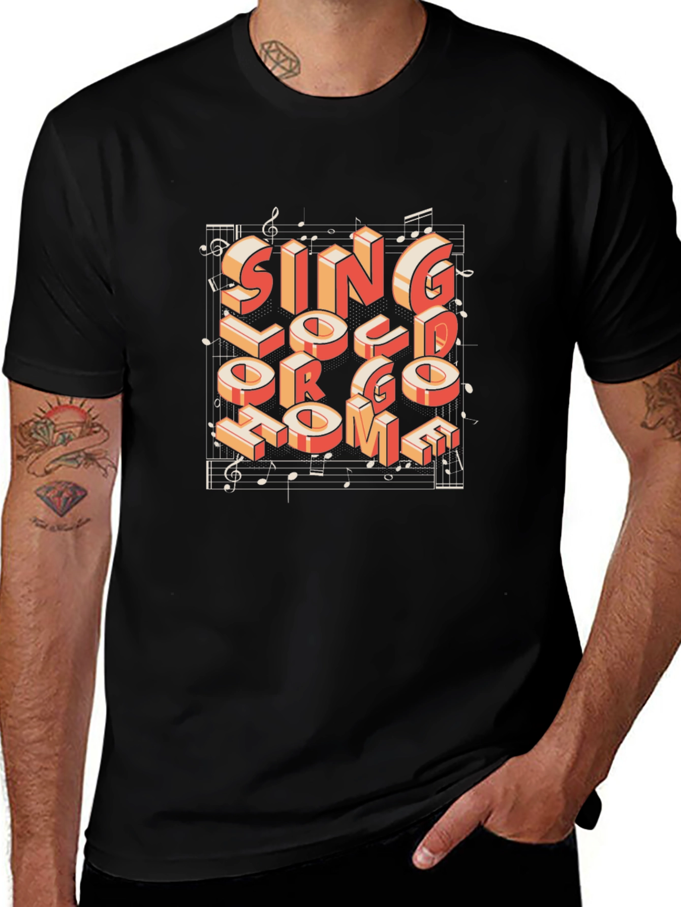 Sing Loud T-Shirt - Music Lover Tee