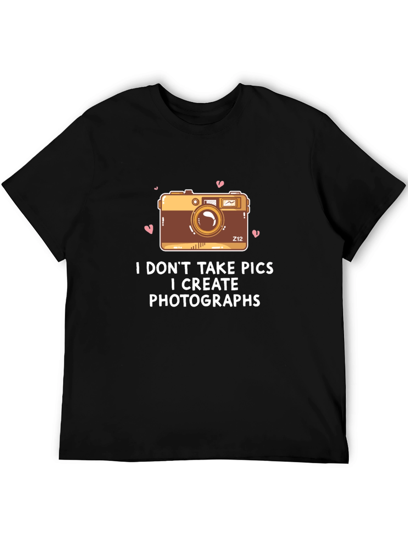 Creative Photographer T-Shirt - Camera Design