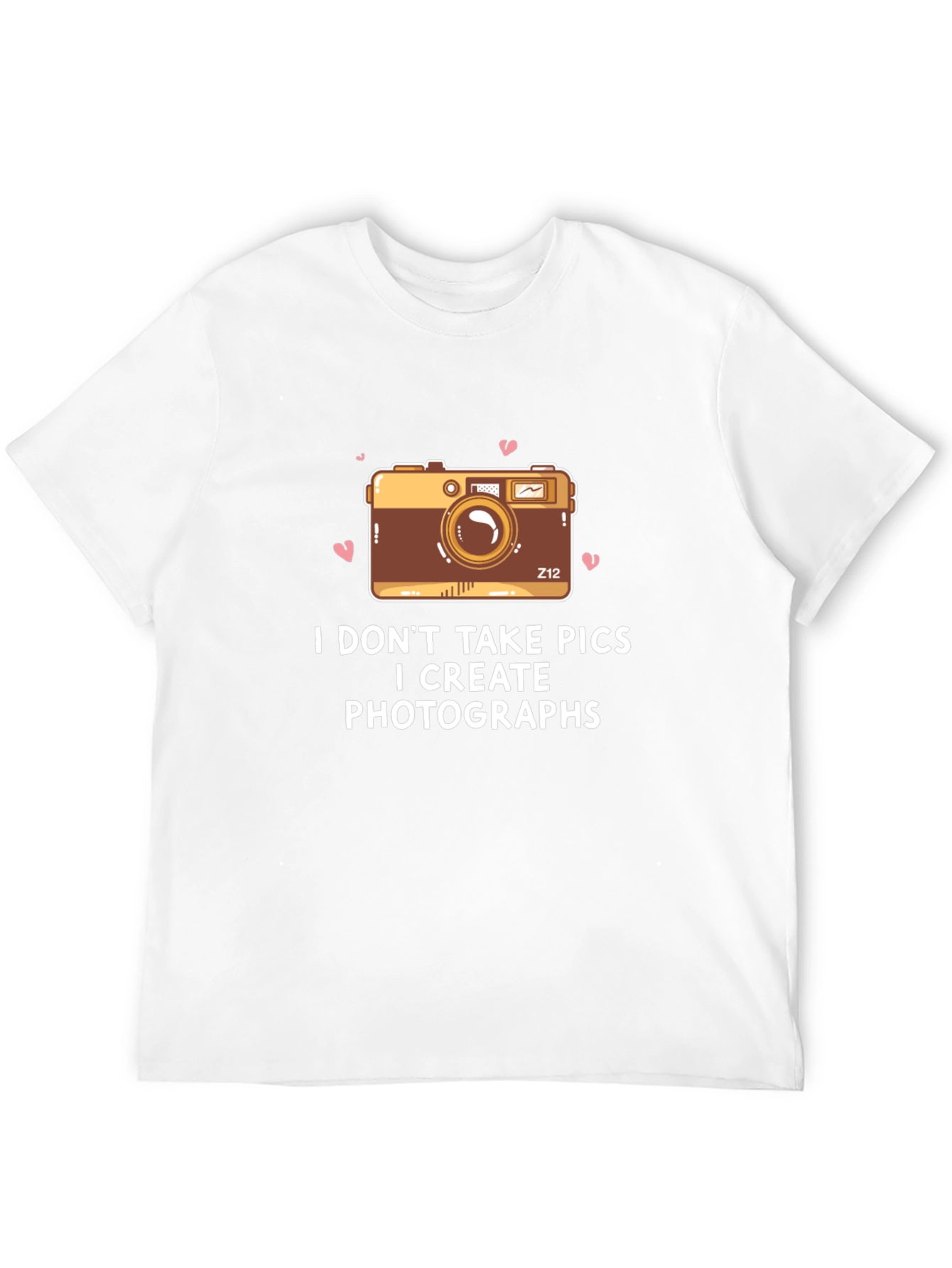 Creative Photographer T-Shirt - Camera Design