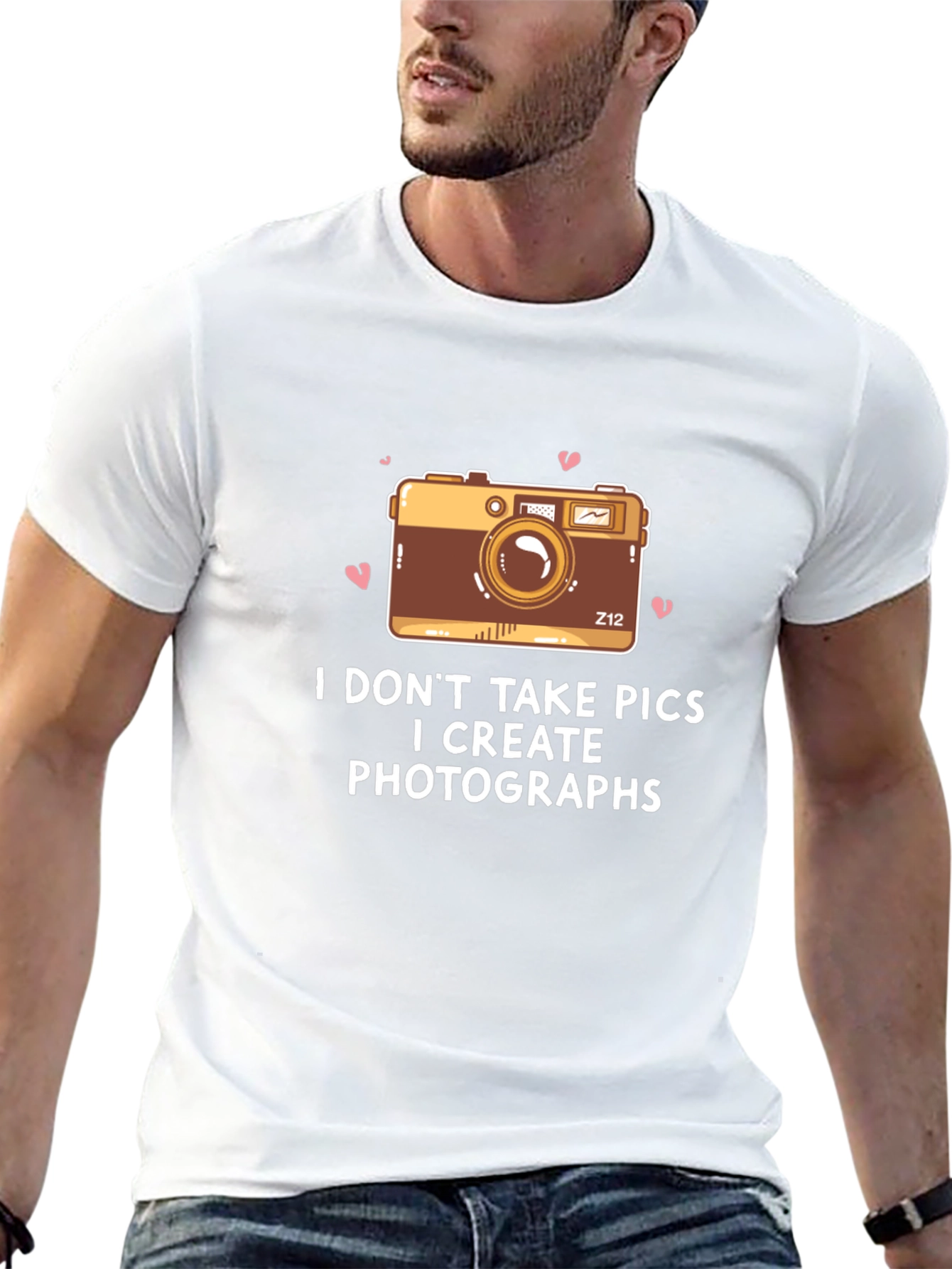 Creative Photographer T-Shirt - Camera Design
