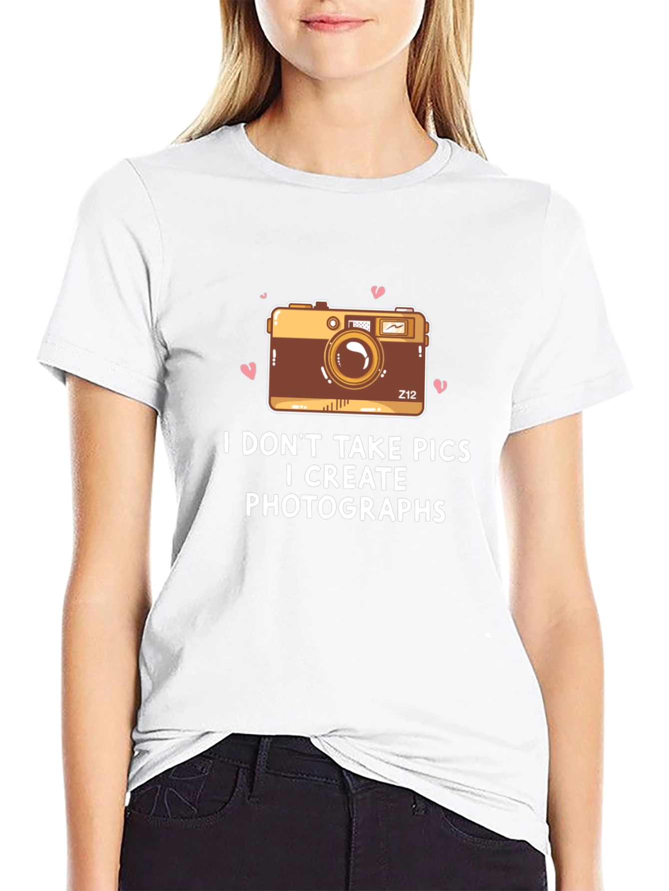 Creative Photographer T-Shirt - Camera Design