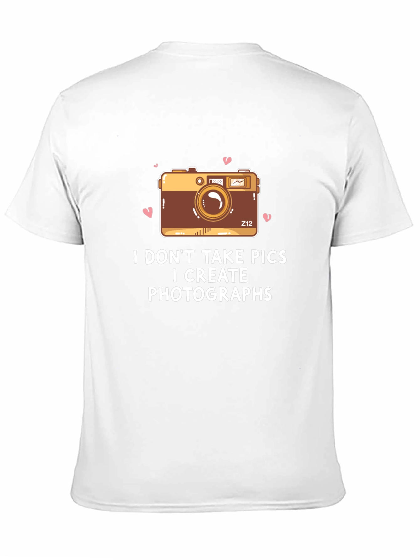 Creative Photographer T-Shirt - Camera Design