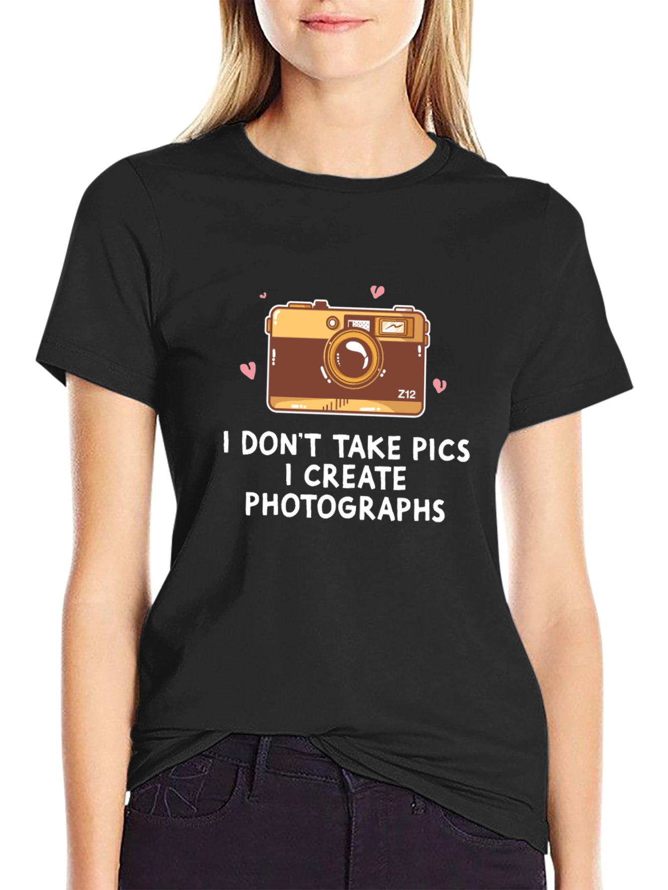 Creative Photographer T-Shirt - Camera Design
