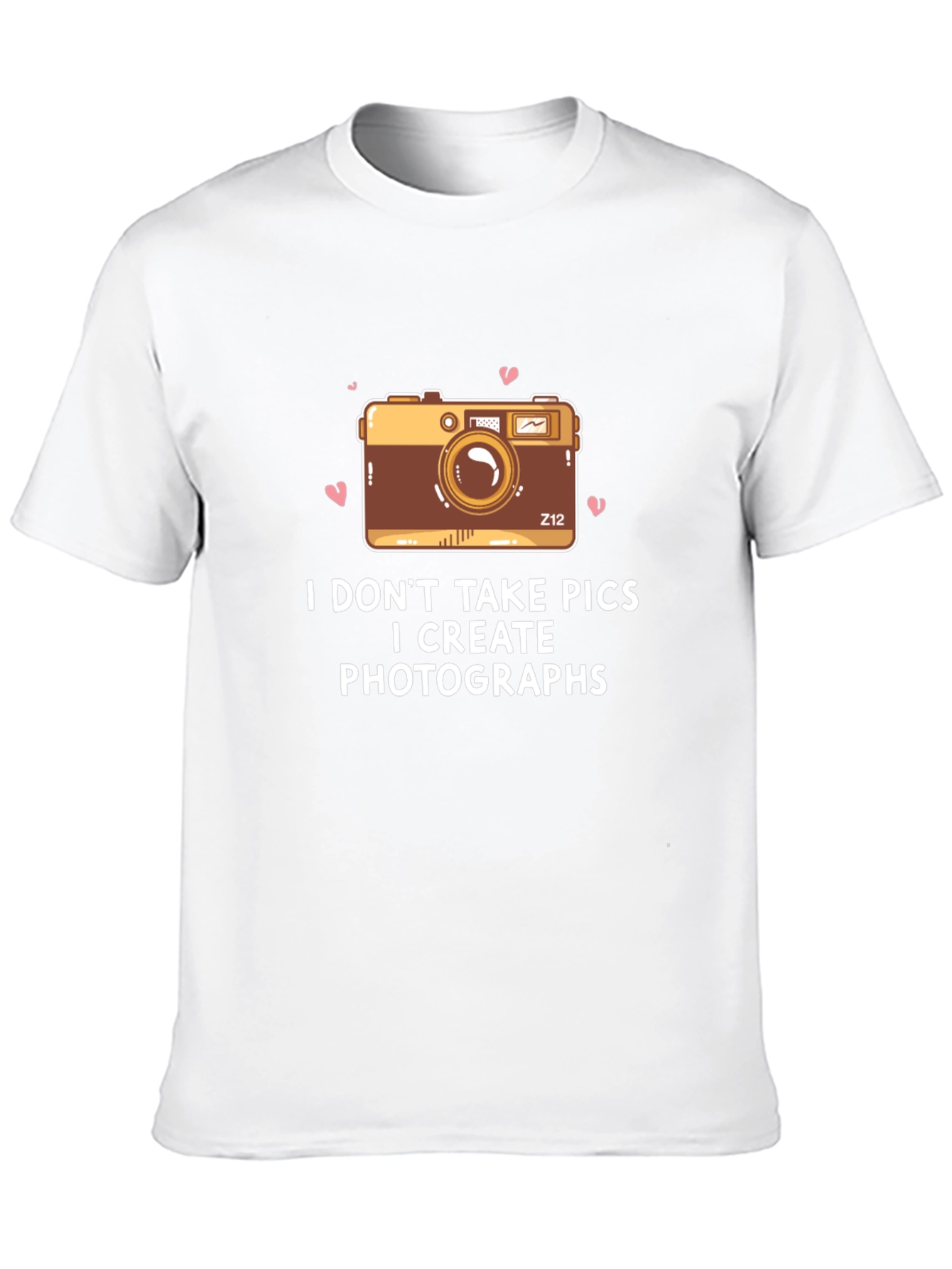 Creative Photographer T-Shirt - Camera Design