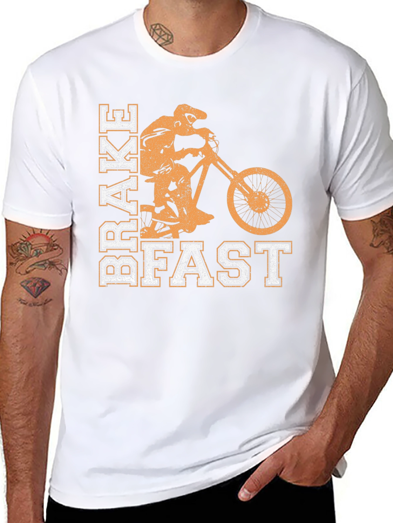Brake Fast Mountain Biking T-Shirt